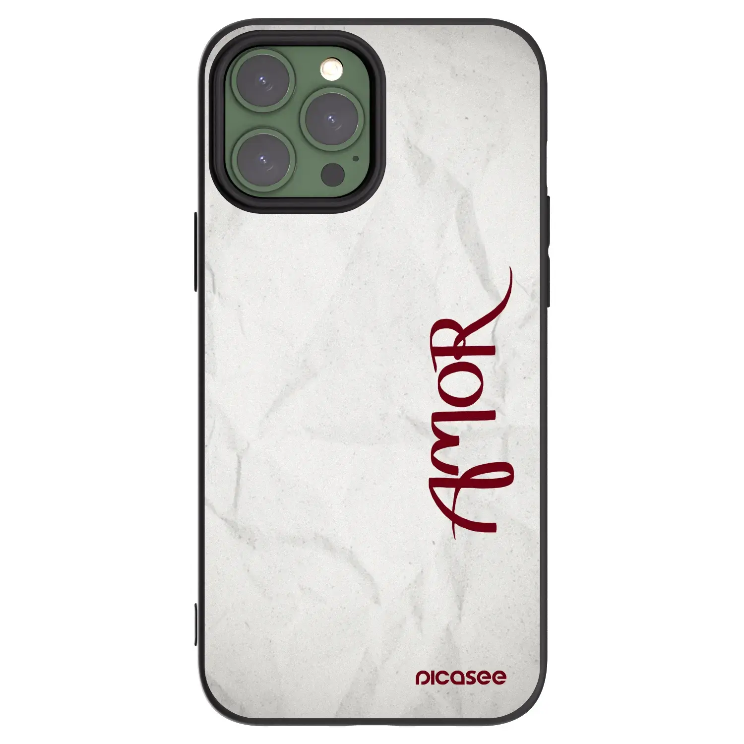 Silikonový černý obal pro Apple iPhone 13 Pro Max - Amor