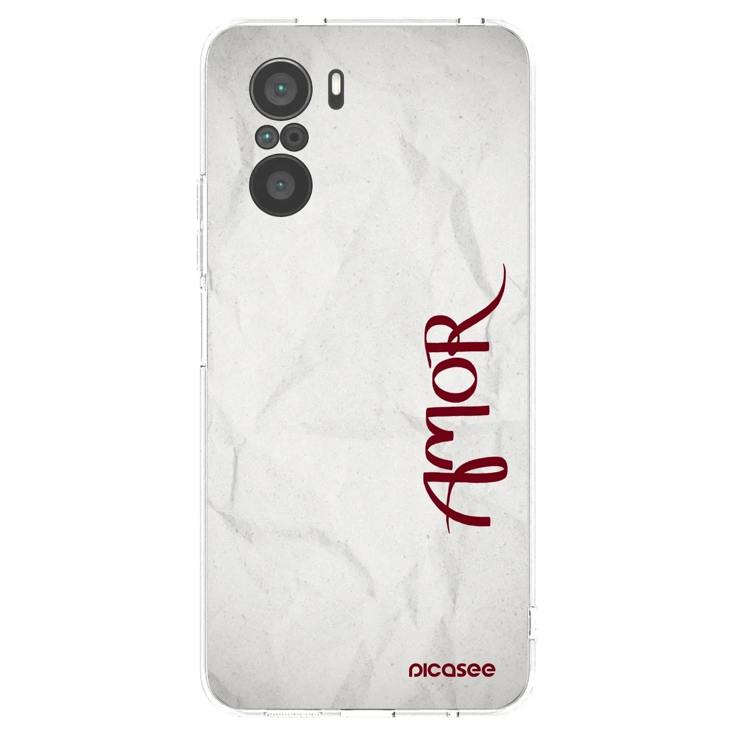 Silikonový průhledný obal pro Xiaomi Poco F3 - Amor