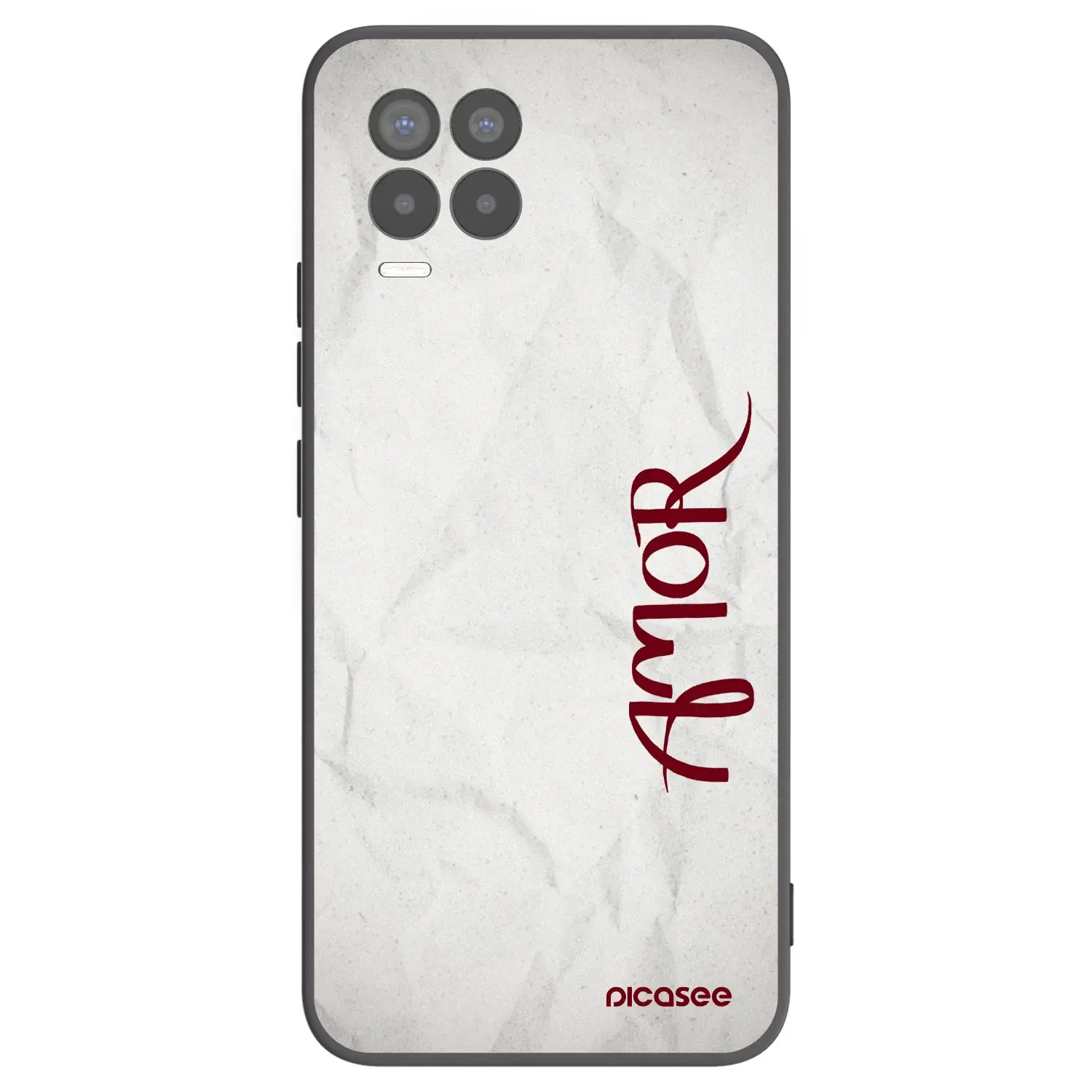 Silikonový černý obal pro Realme 8 Pro - Amor