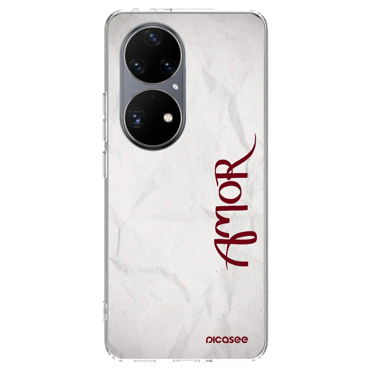 Silikonový průhledný obal pro Huawei P50 - Amor