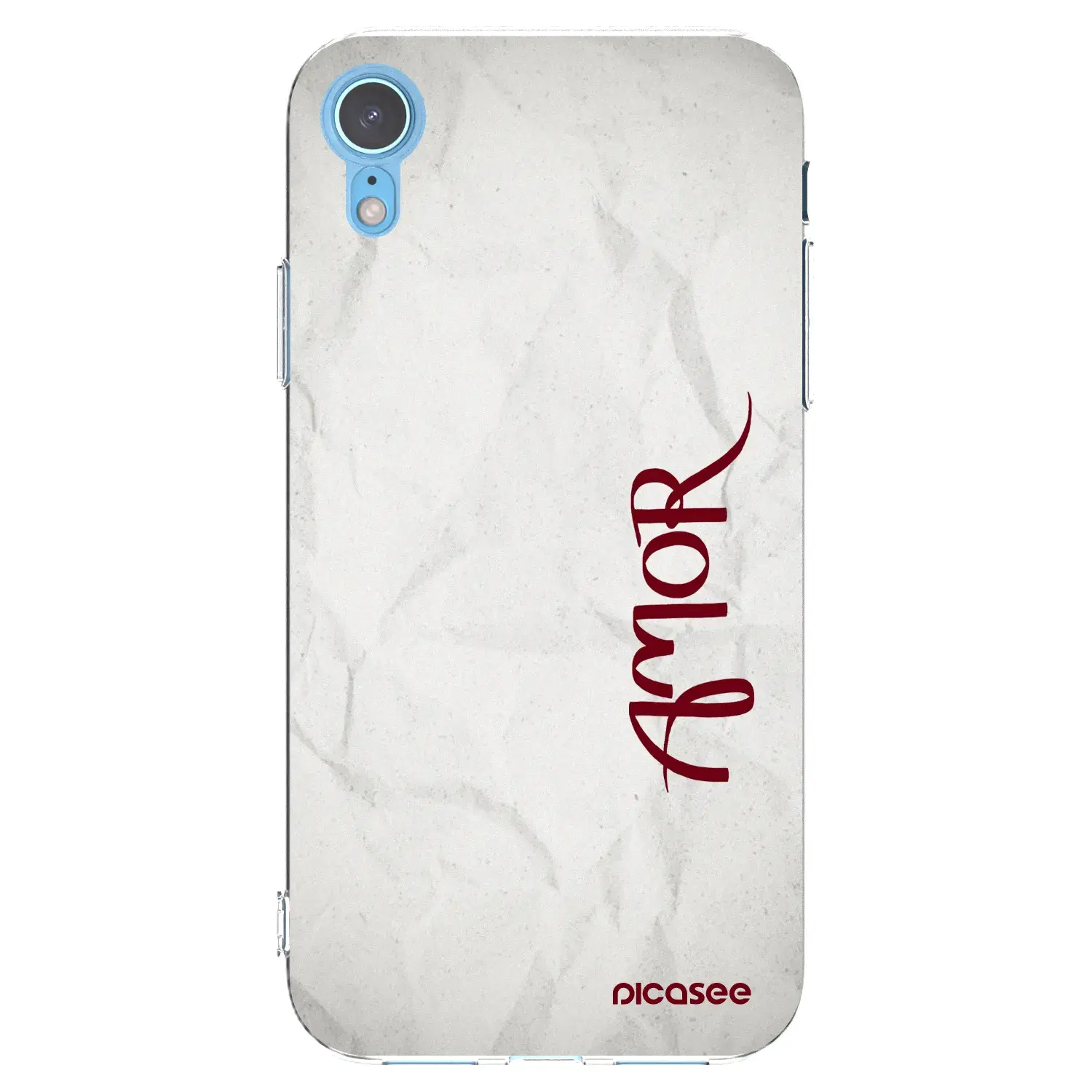Silikonový průhledný obal pro Apple iPhone XR - Amor