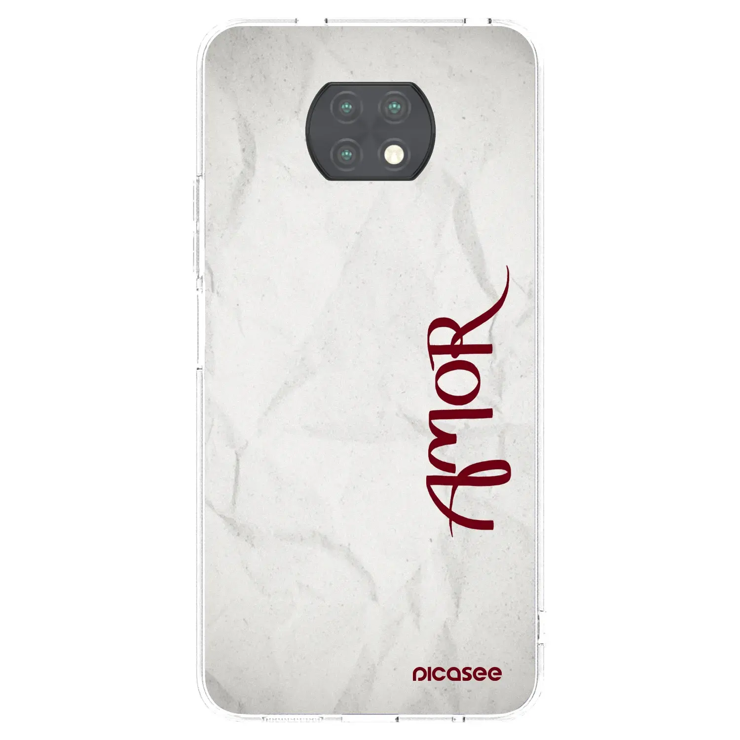 Silikonový průhledný obal pro Xiaomi Redmi Note 9T - Amor