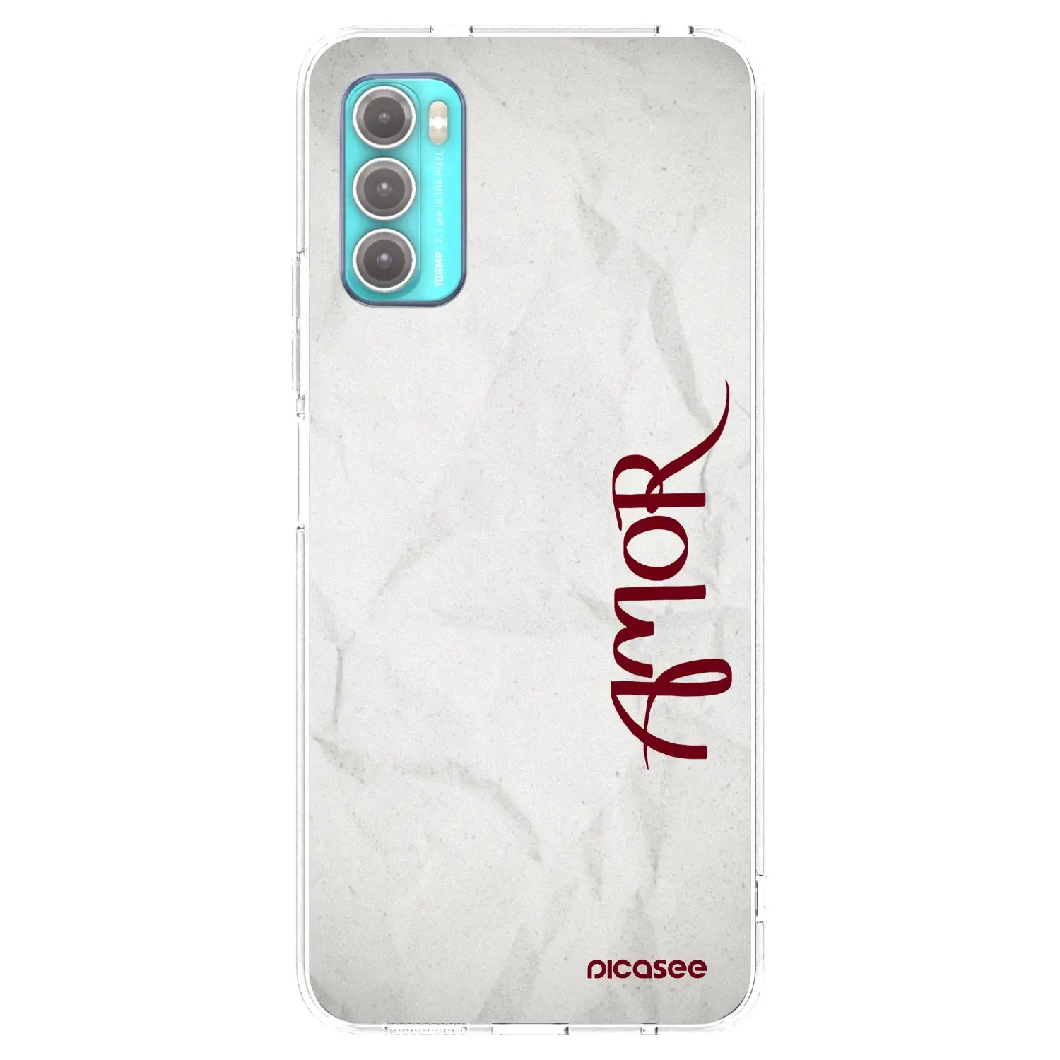 Silikonový průhledný obal pro Motorola Moto G60 - Amor
