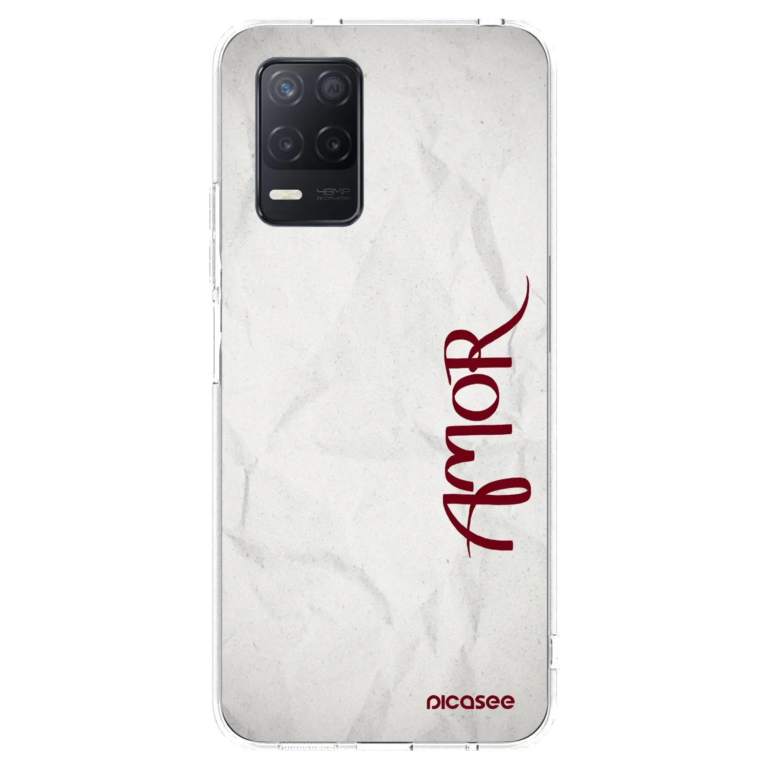 Silikonový průhledný obal pro Realme 8 5G - Amor