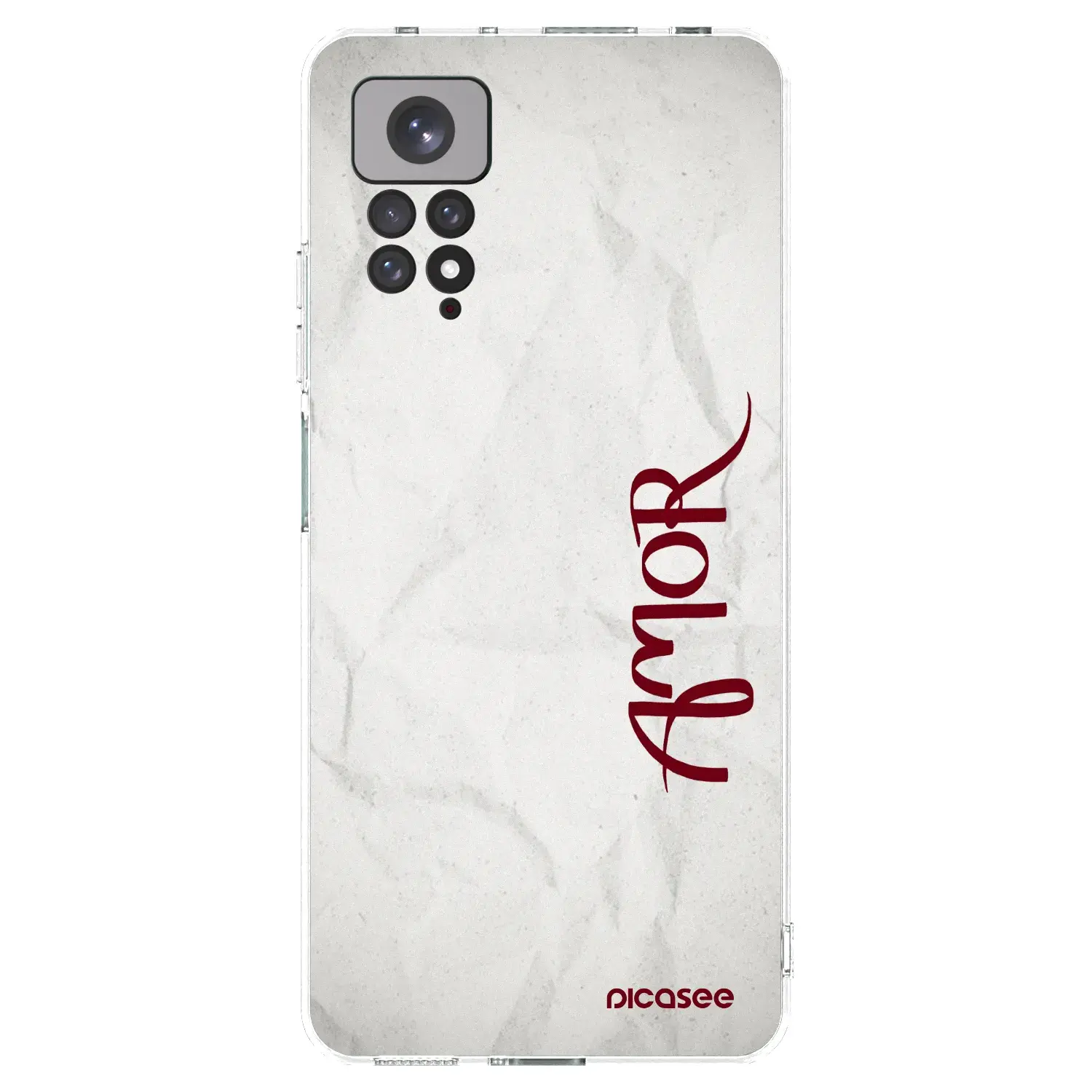 Silikonový průhledný obal pro Xiaomi Redmi Note 11 - Amor