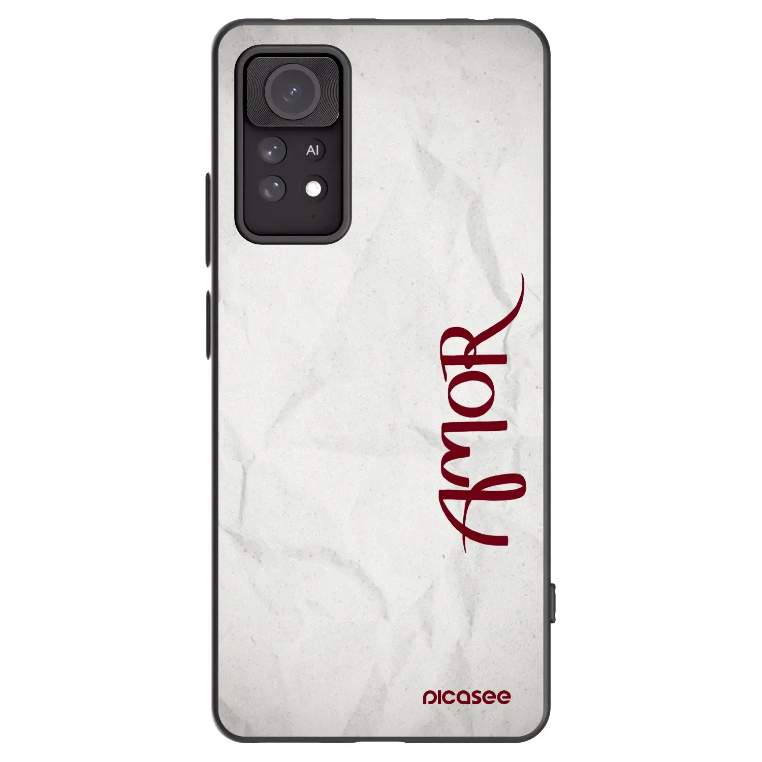Silikonový černý obal pro Xiaomi Redmi Note 11 Pro - Amor