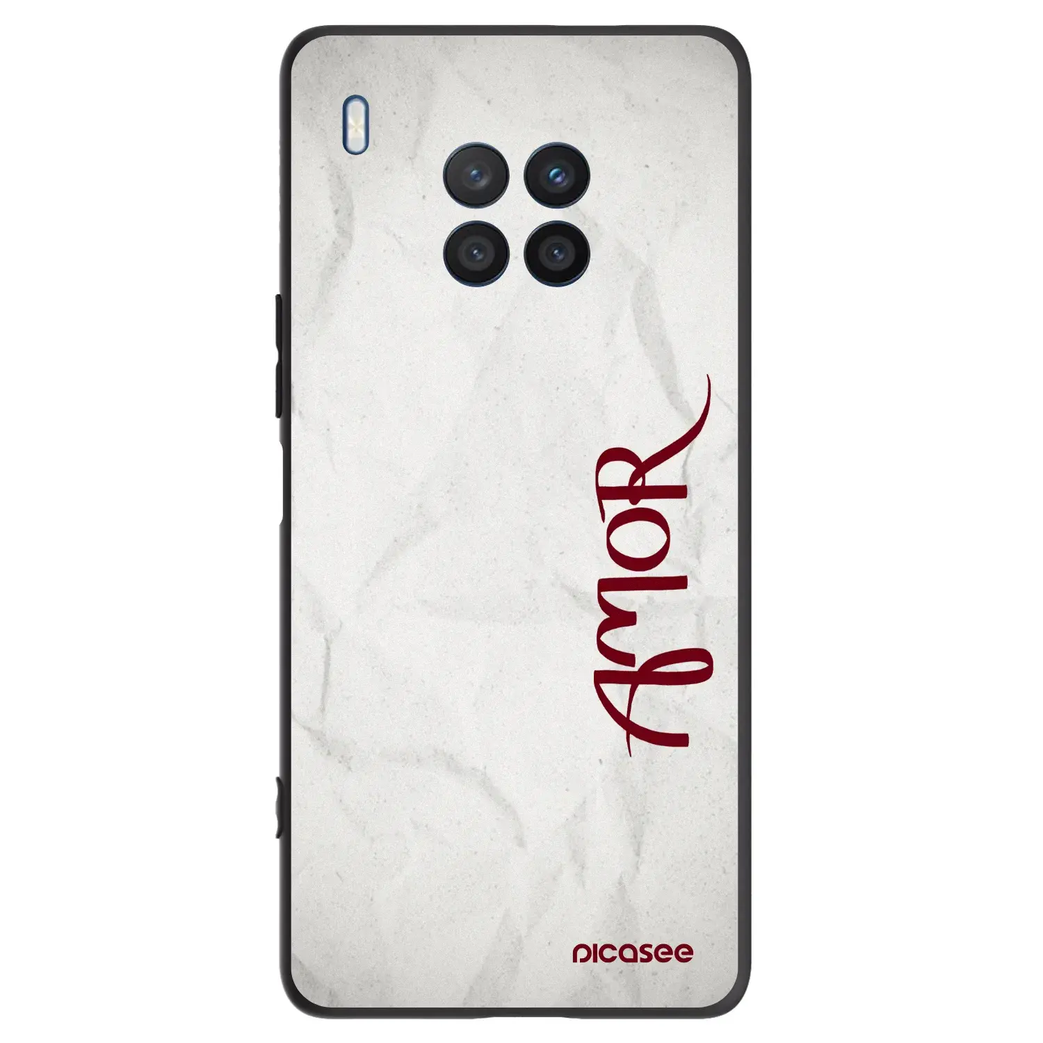 Silikonový černý obal pro Honor 50 Lite - Amor