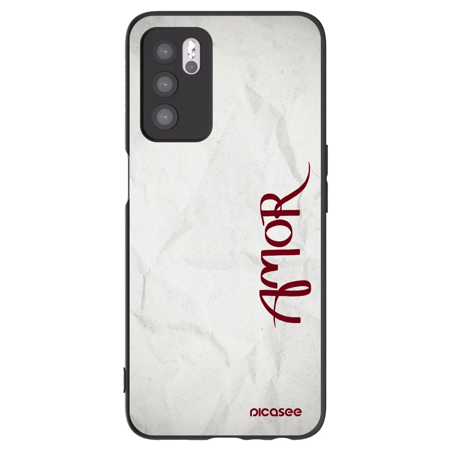 Silikonový černý obal pro OPPO A16s - Amor