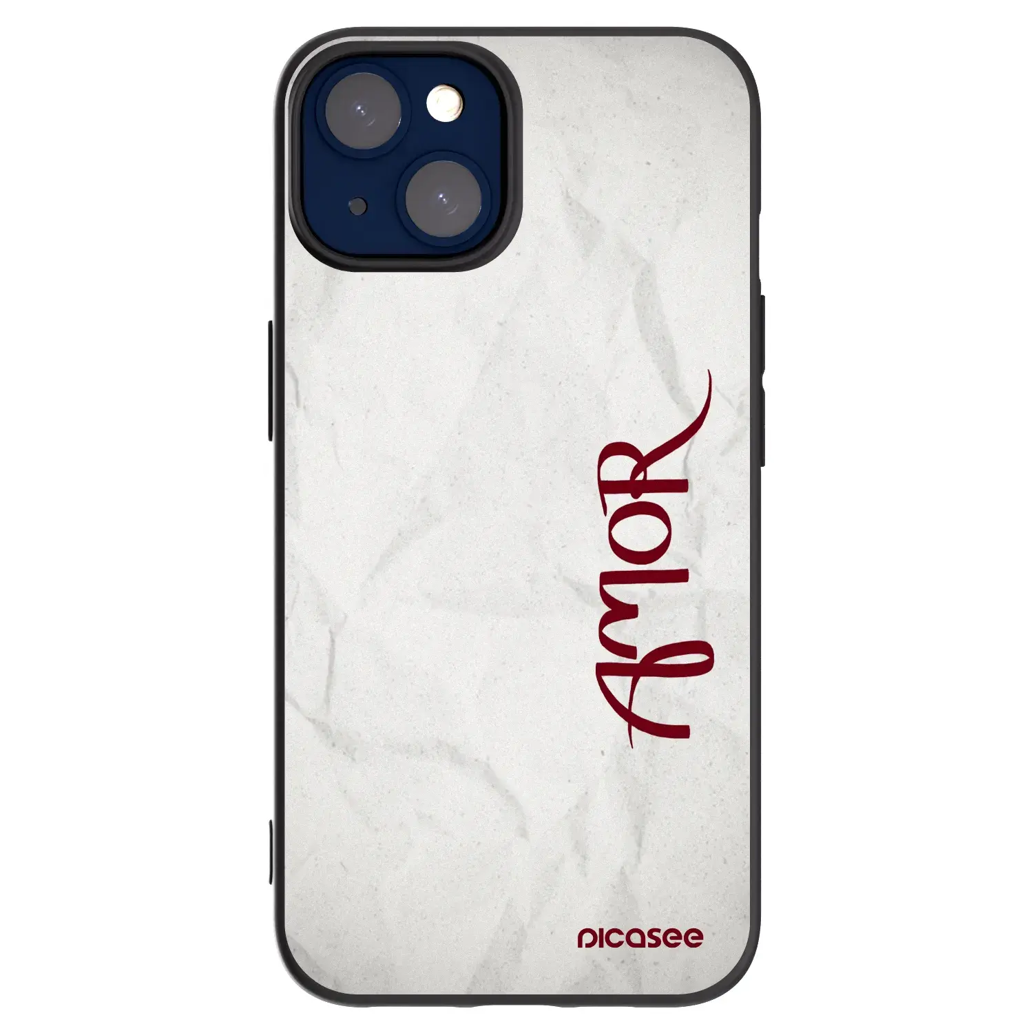Silikonový černý obal pro Apple iPhone 14 - Amor