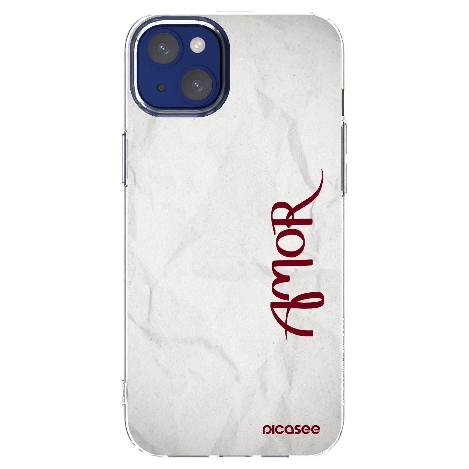 Silikonový průhledný obal pro Apple iPhone 14 Plus - Amor