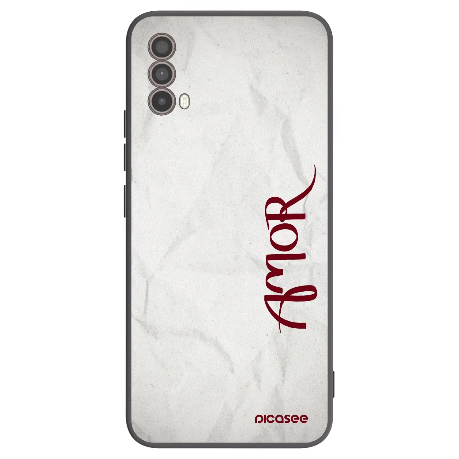 Silikonový černý obal pro Motorola Moto E40 - Amor