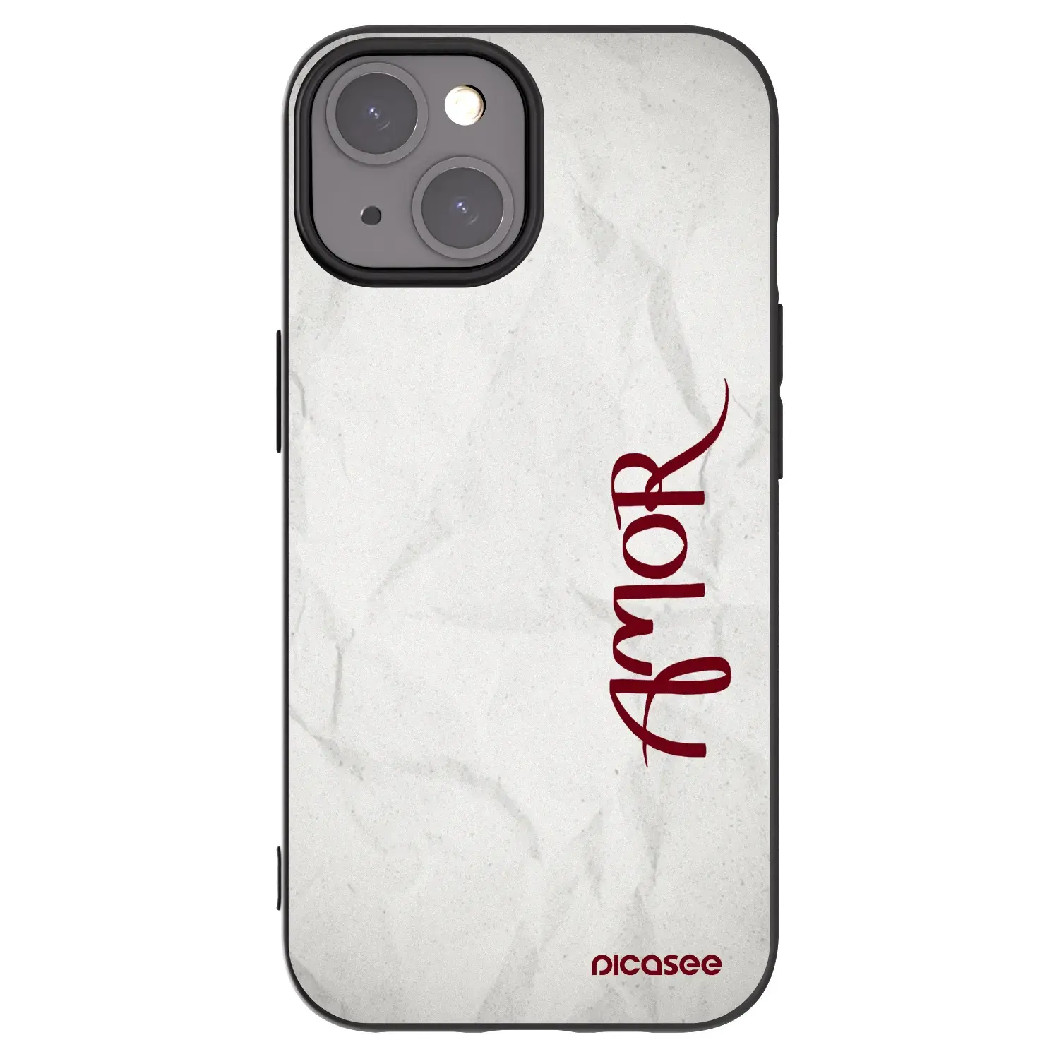 Silikonový černý obal pro Apple iPhone 15 - Amor