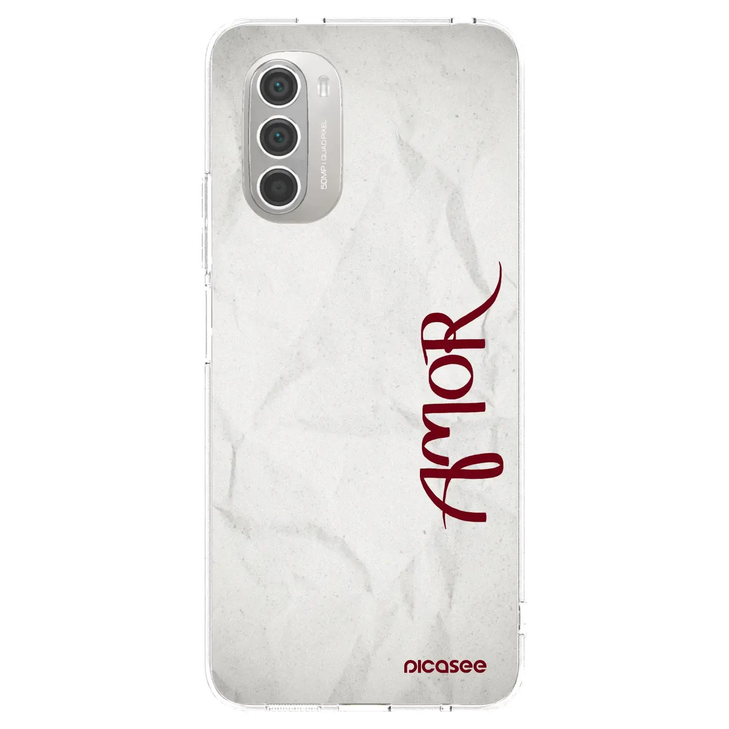 Silikonový průhledný obal pro Motorola Moto G51 - Amor