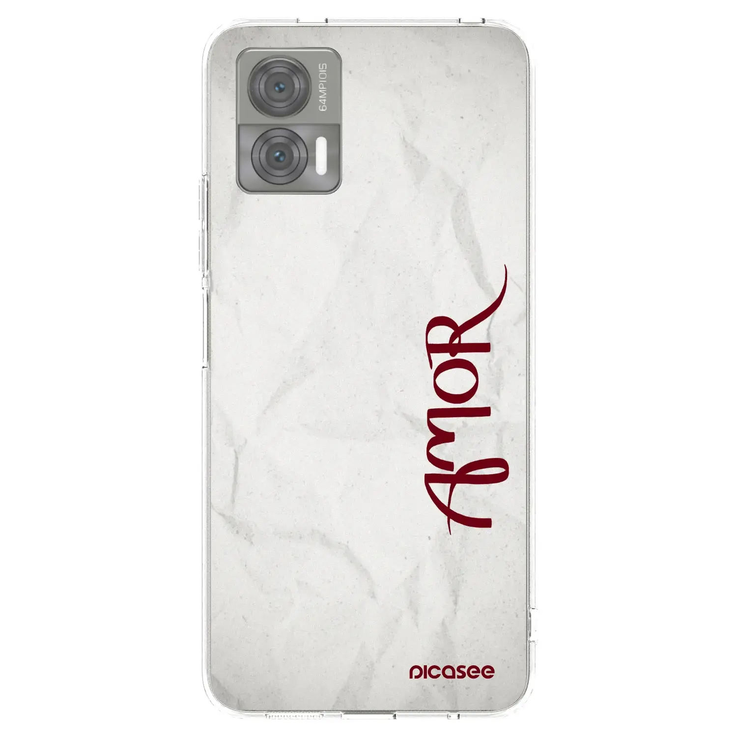 Silikonový průhledný obal pro Motorola Edge 30 Neo - Amor
