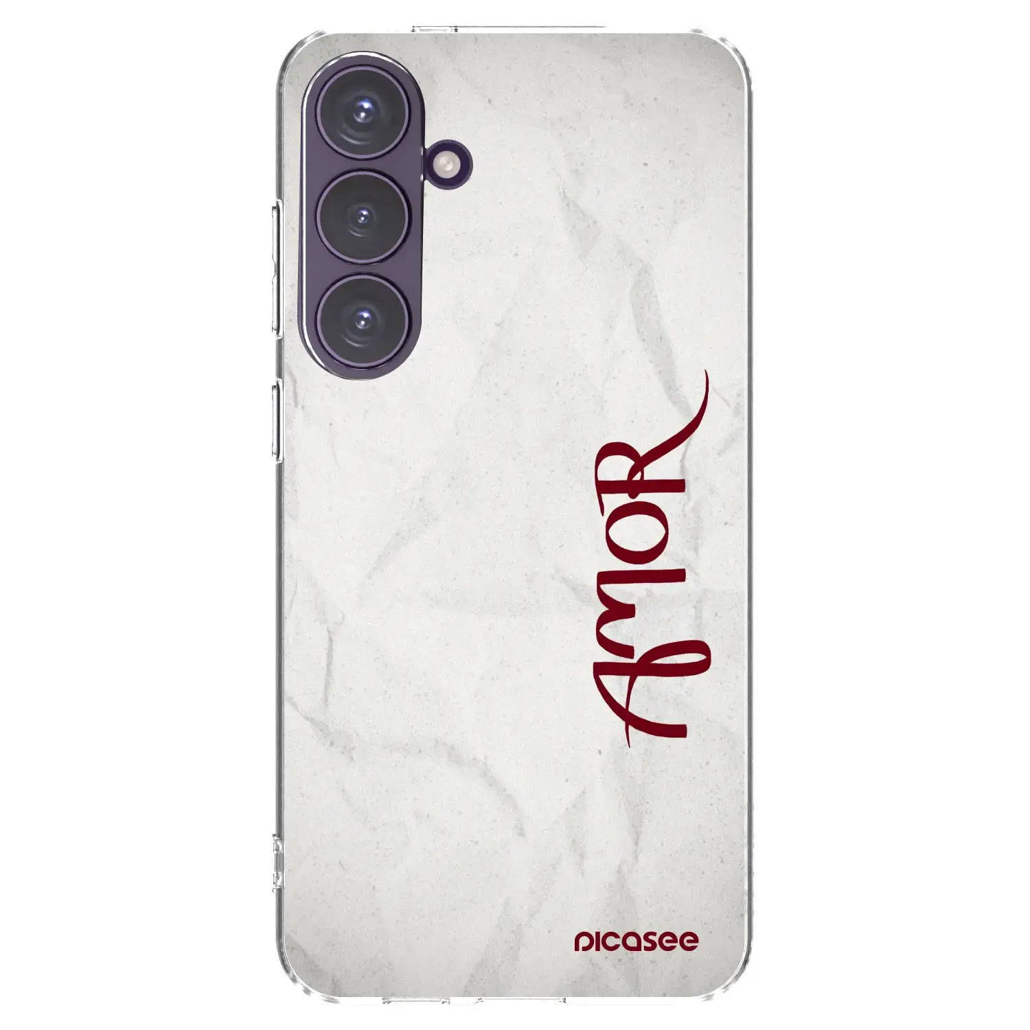 Silikonový průhledný obal pro Samsung Galaxy S24+ S926B 5G - Amor
