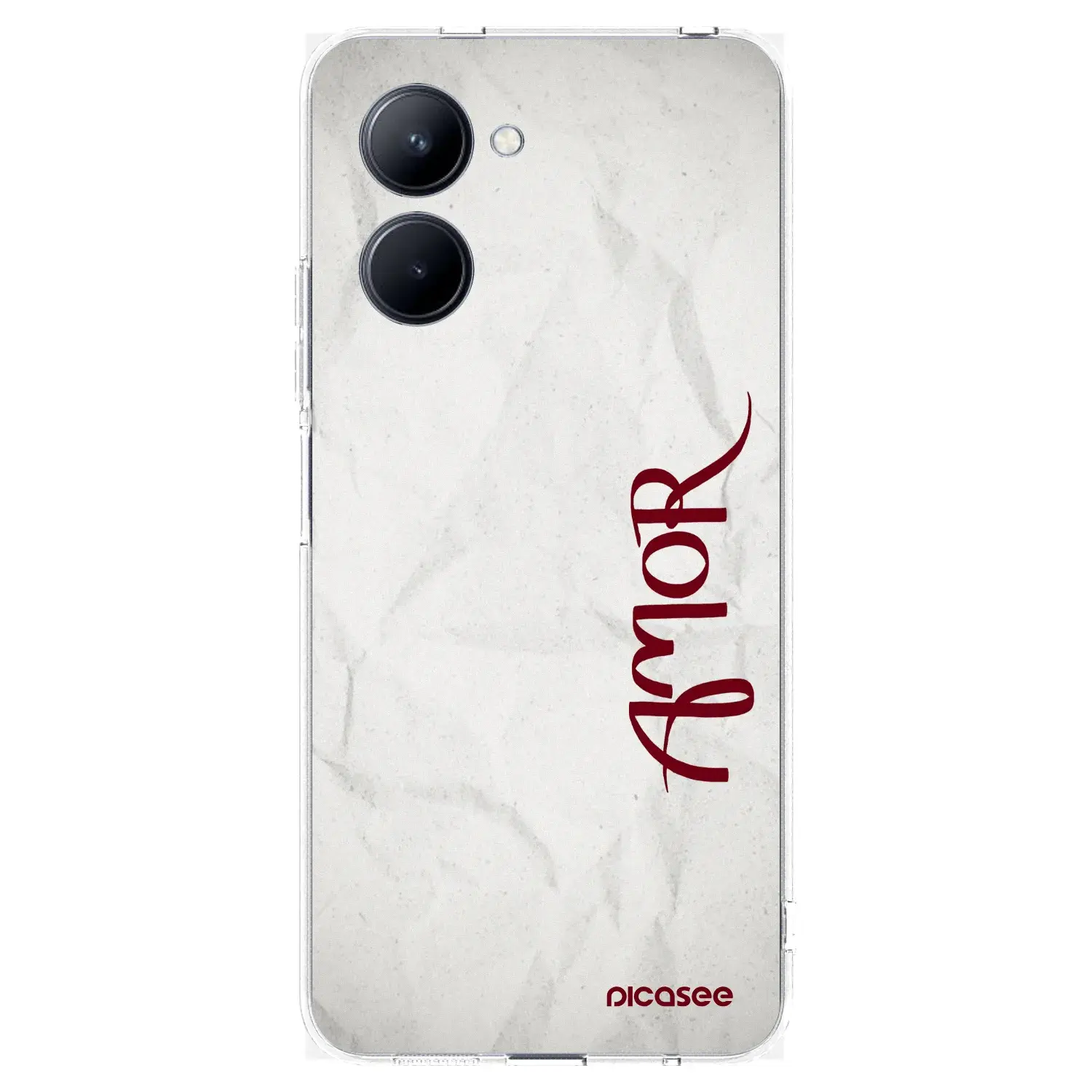 Silikonový průhledný obal pro Realme C33 (2023) - Amor