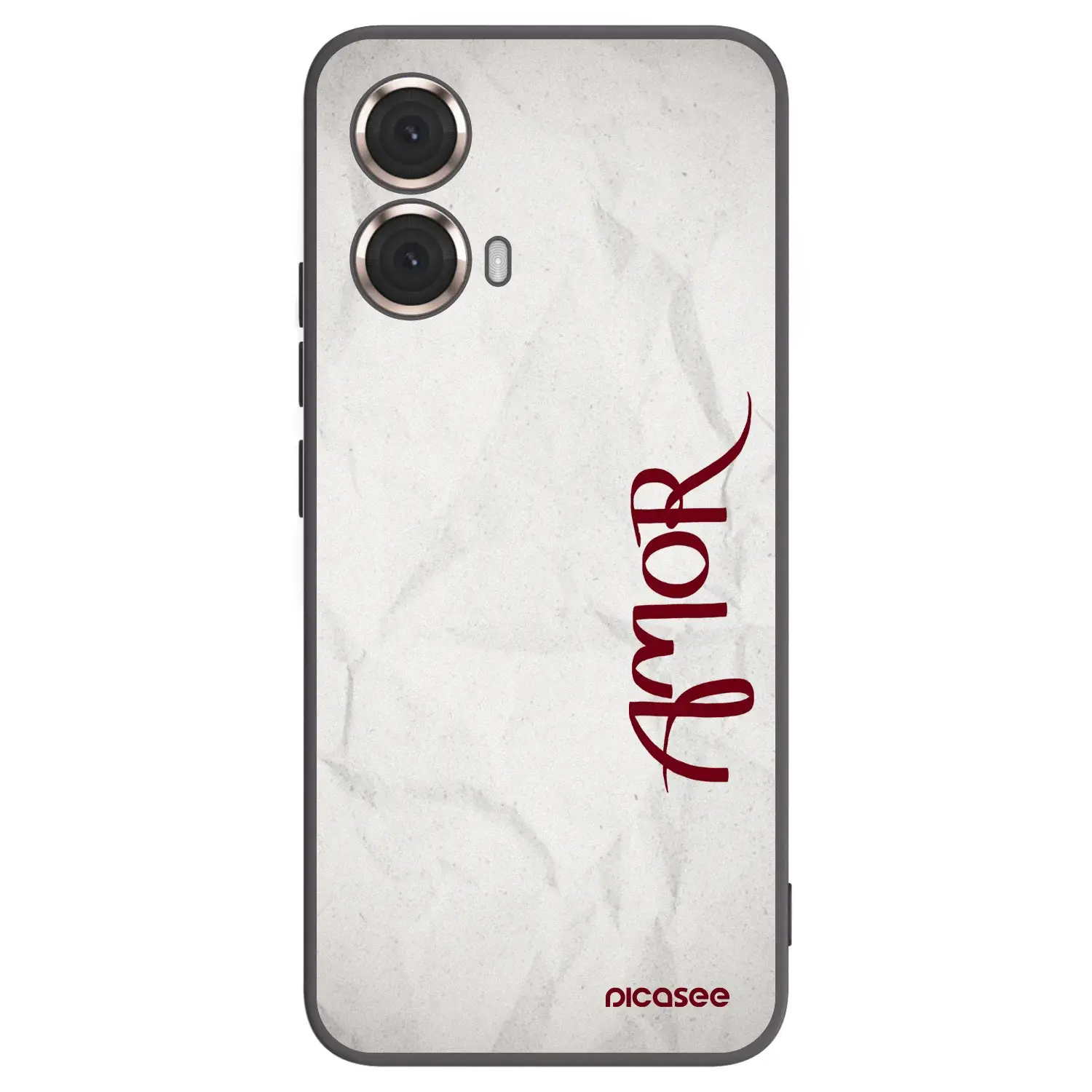 Silikonový černý obal pro Motorola Moto G85 - Amor
