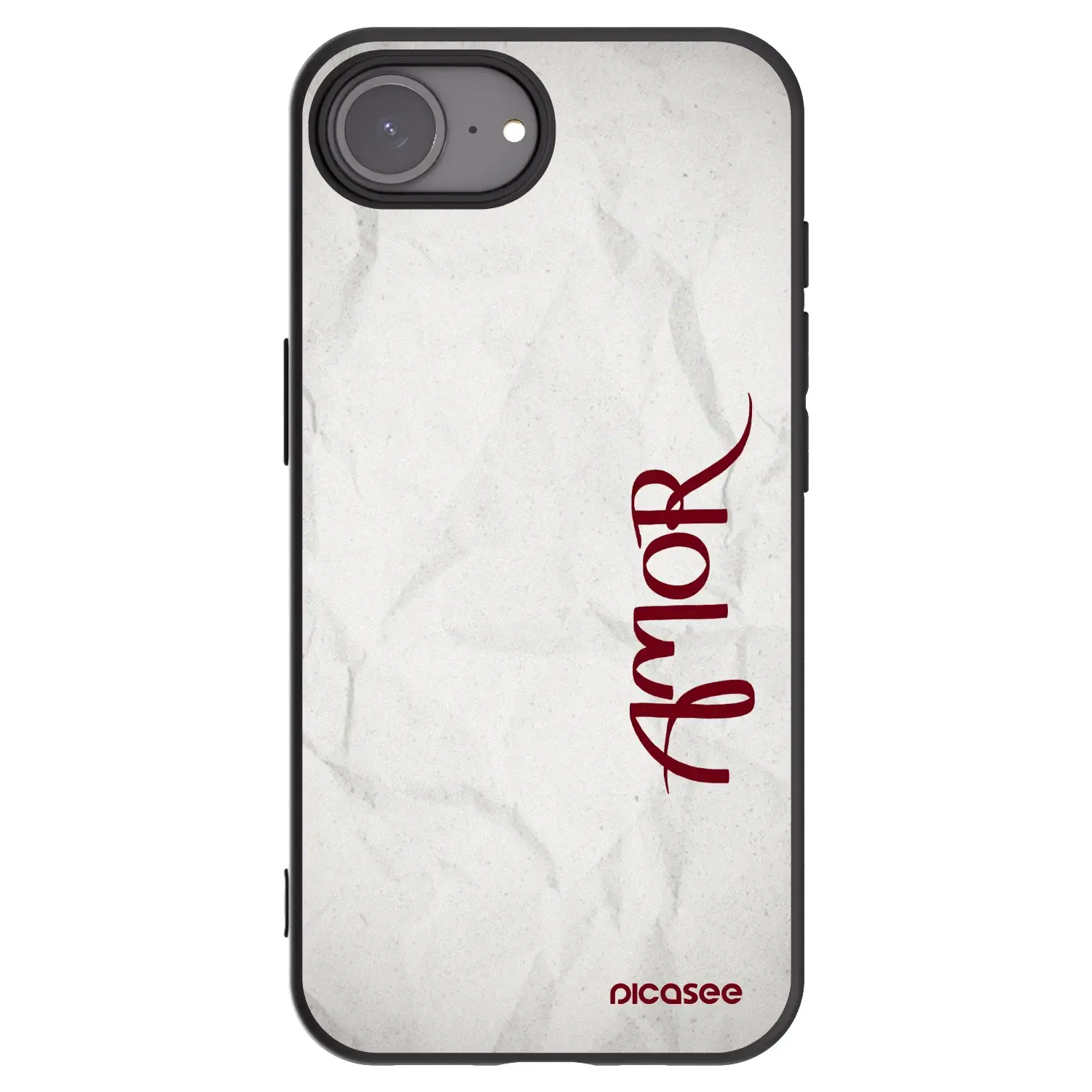 Silikonový černý obal pro Apple iPhone 16e - Amor