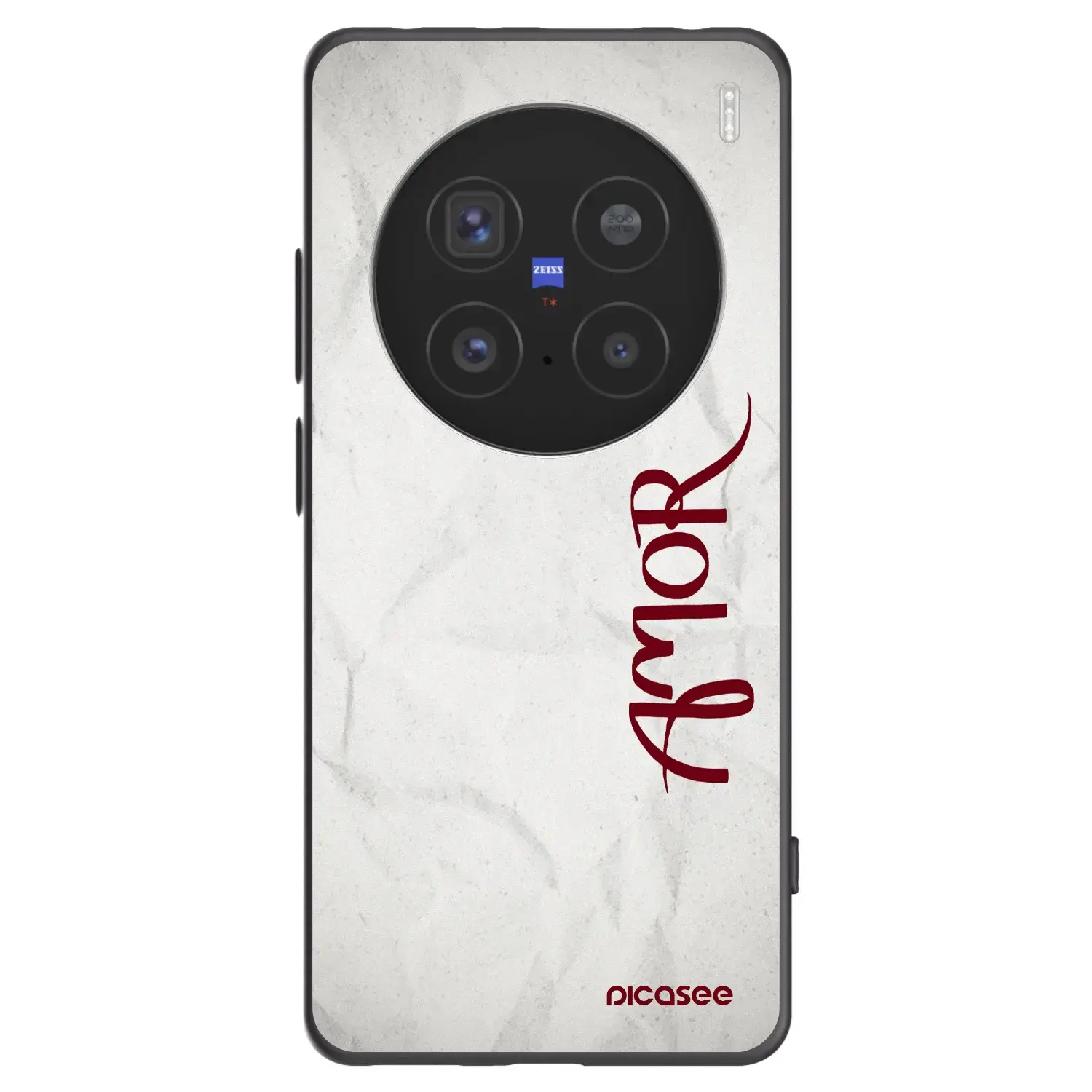 Silikonový černý obal pro Vivo X200 Pro - Amor