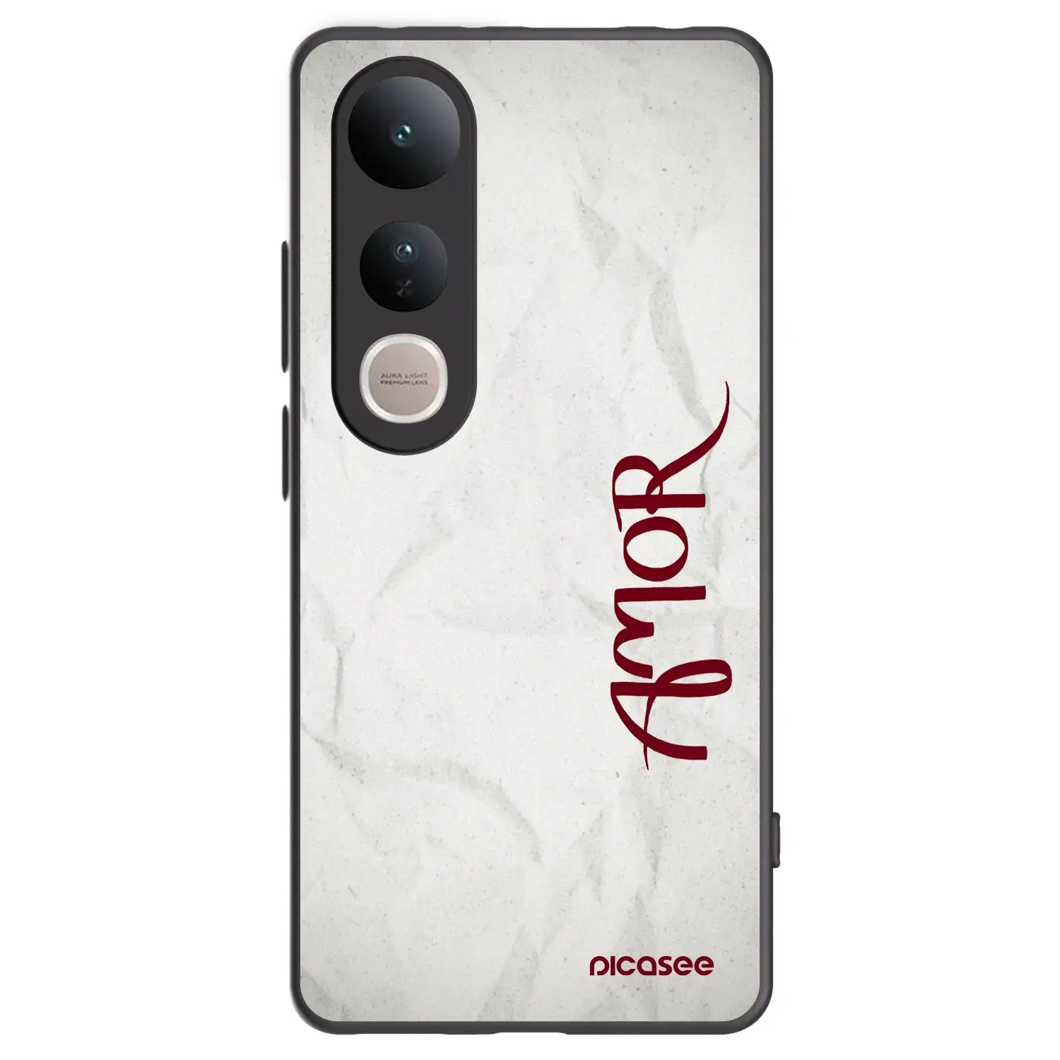 Silikonový černý obal pro Vivo V50 Lite 5G - Amor