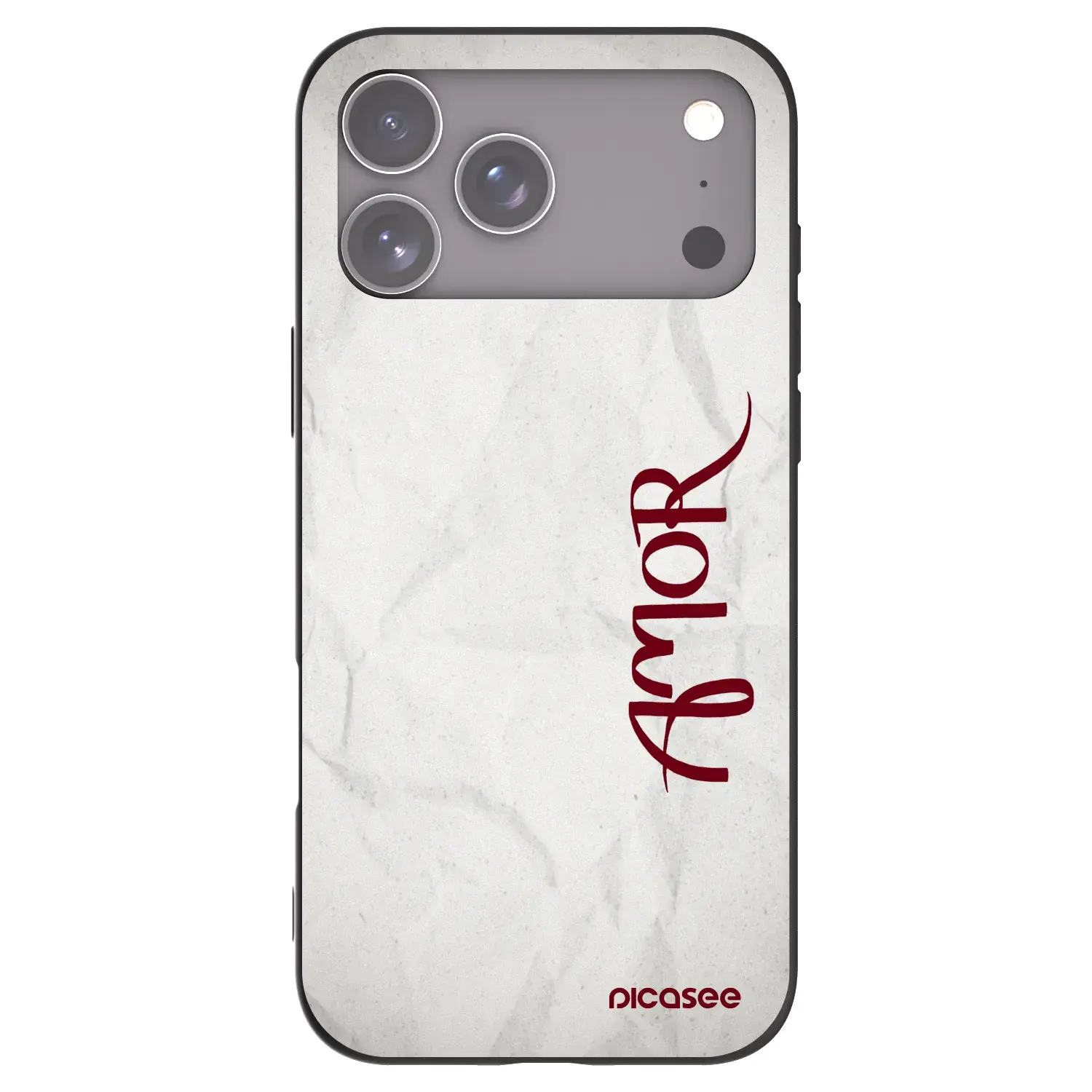 Silikonový černý obal pro Apple iPhone 17 Pro Max - Amor