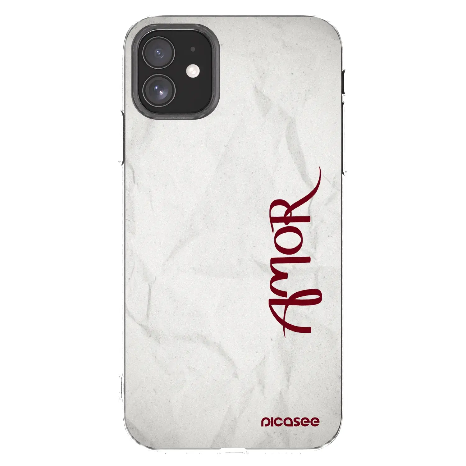 Silikonový průhledný obal pro Apple iPhone 11 - Amor