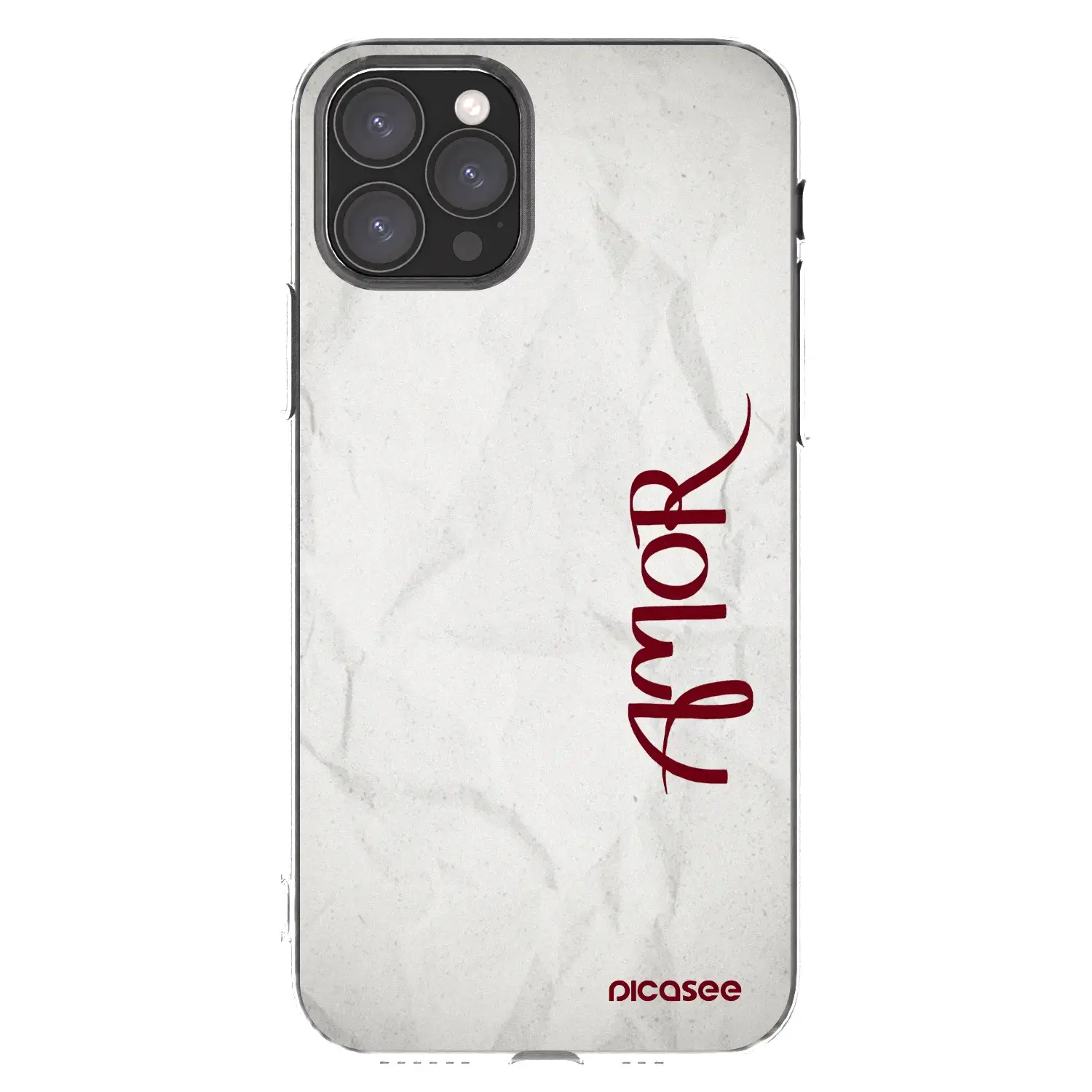 Silikonový průhledný obal pro Apple iPhone 11 Pro - Amor