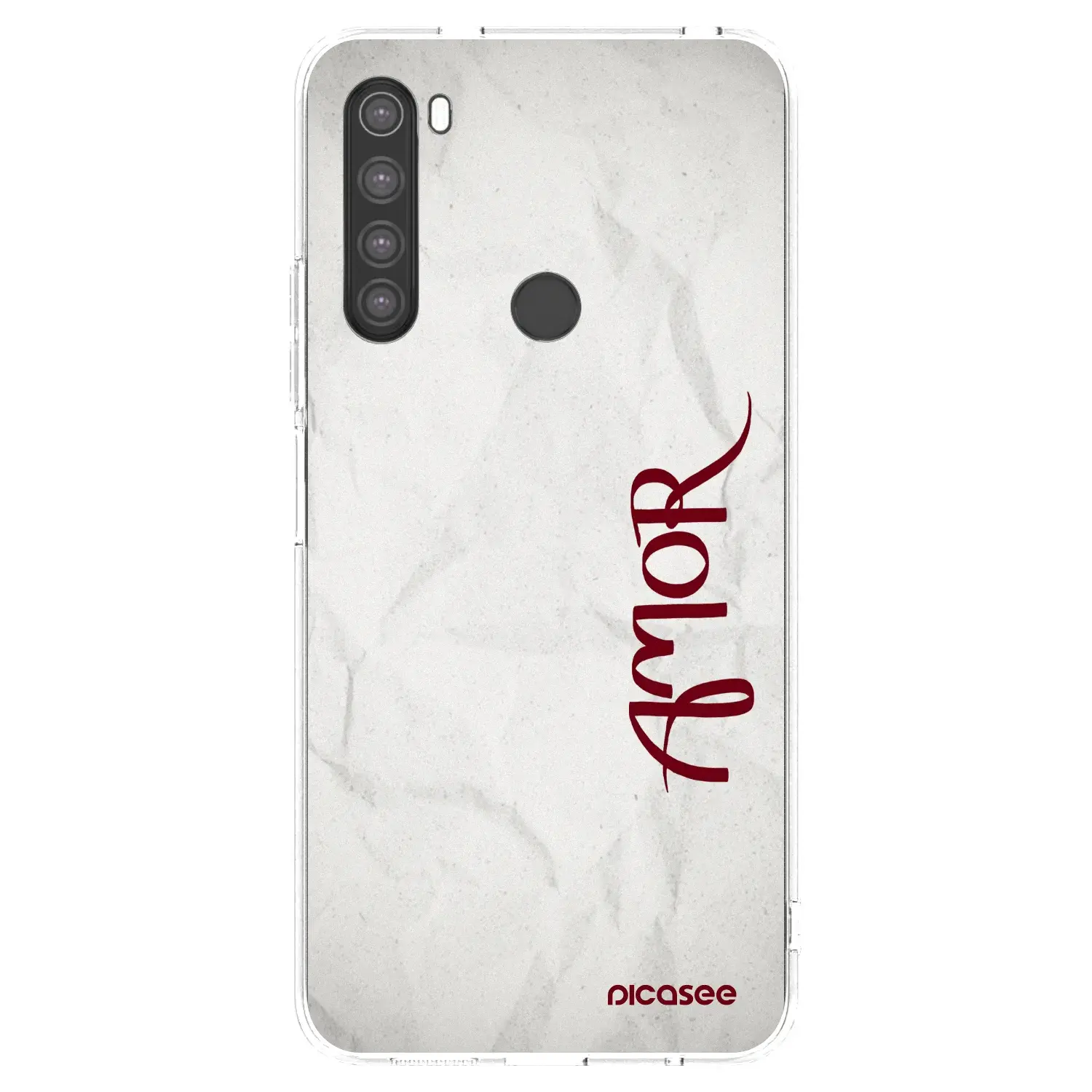 Silikonový průhledný obal pro Xiaomi Redmi Note 8 - Amor