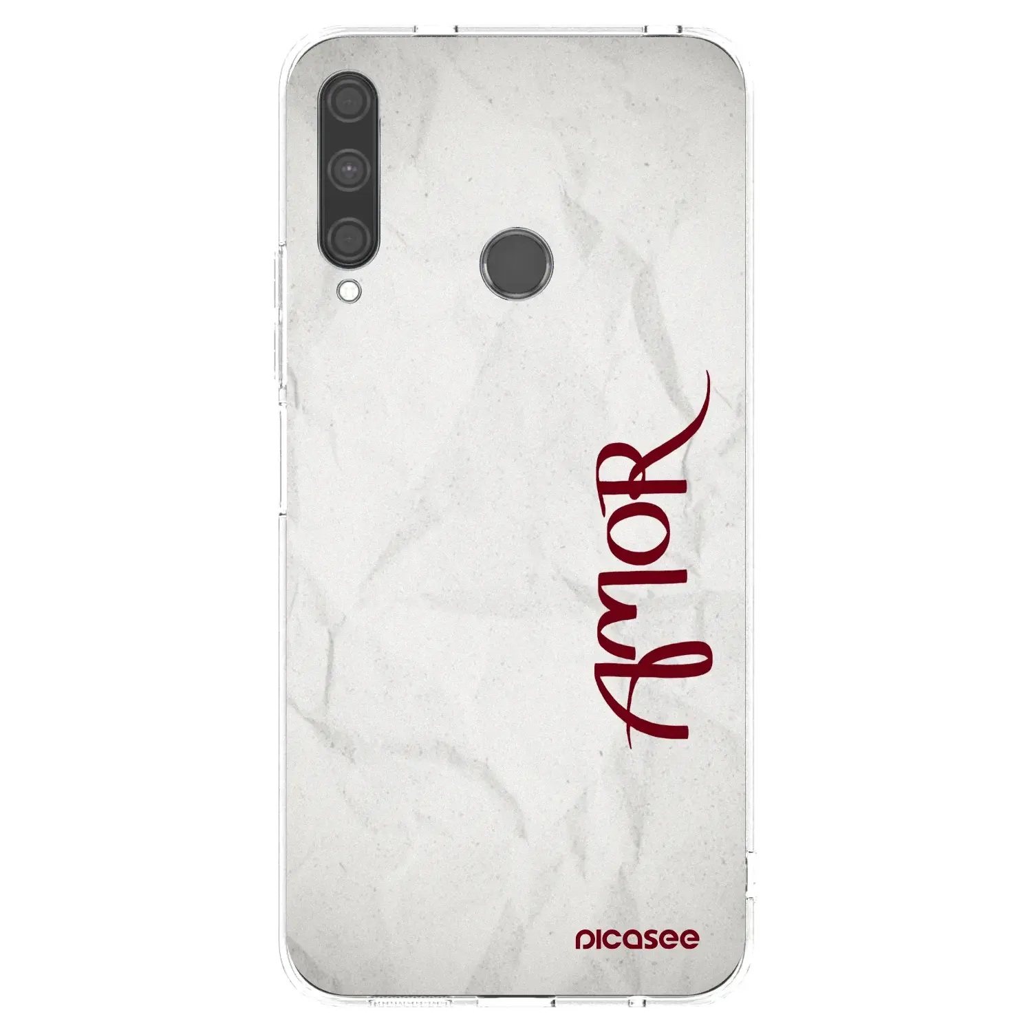 Silikonový průhledný obal pro Huawei P40 Lite E - Amor