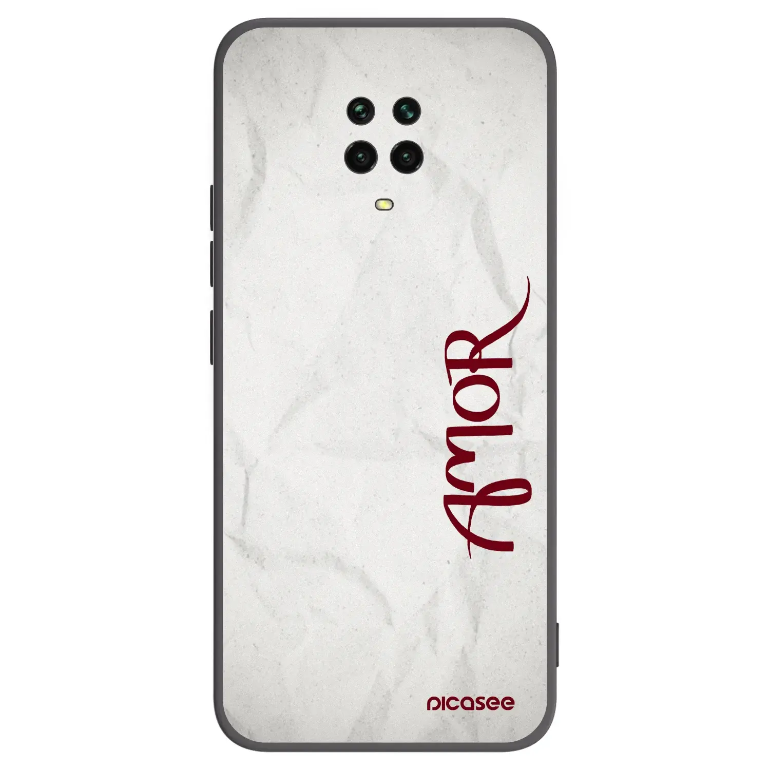 Silikonový černý obal pro Xiaomi Redmi Note 9 Pro - Amor