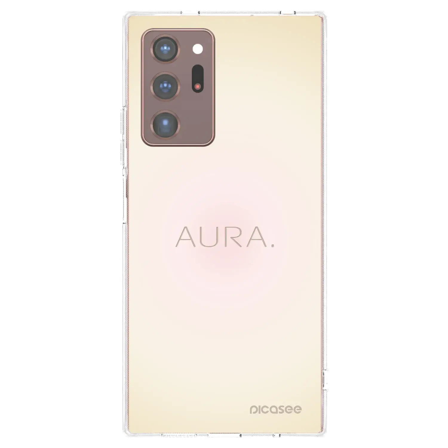 Silikonový průhledný obal pro Samsung Galaxy Note 20 Ultra - Aura