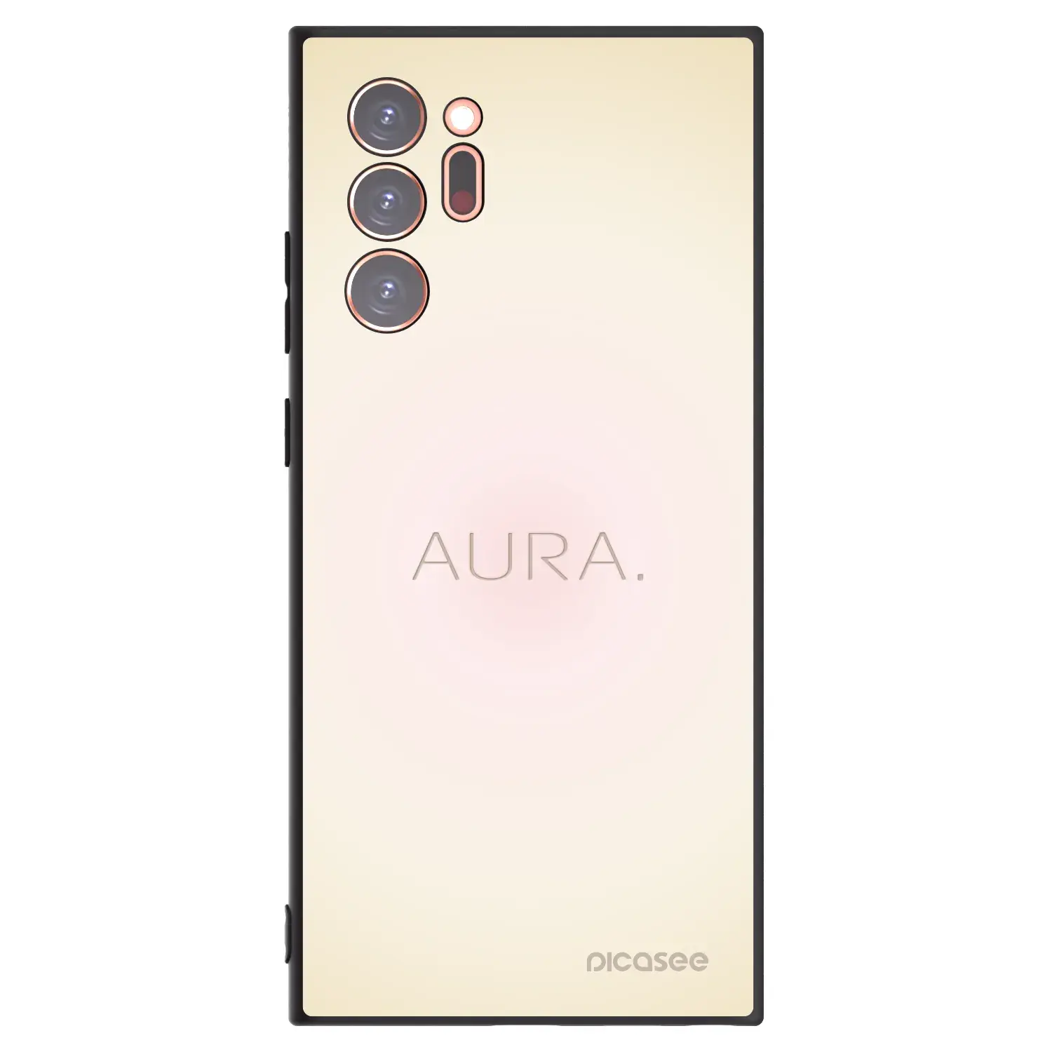 Silikonový černý obal pro Samsung Galaxy Note 20 Ultra - Aura