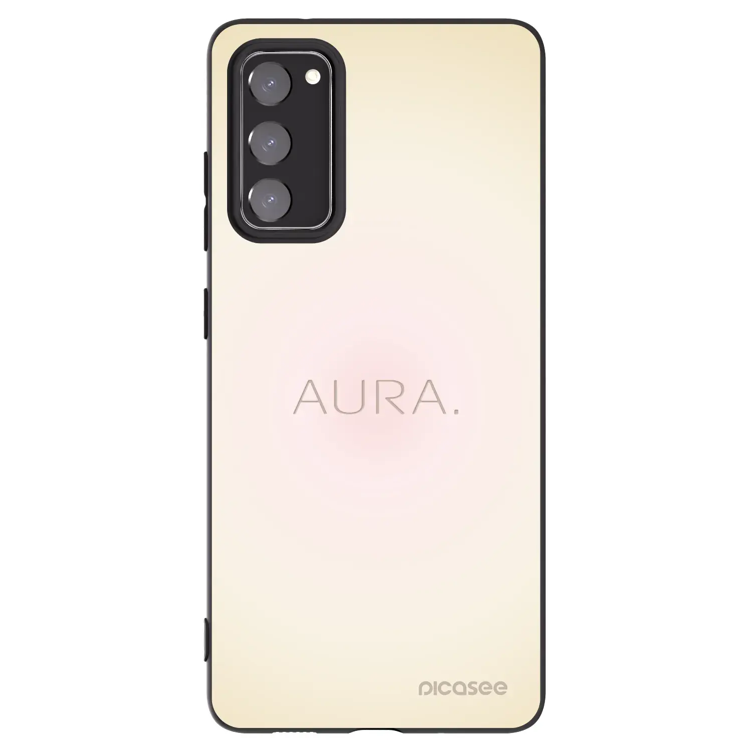 Silikonový černý obal pro Samsung Galaxy S20 FE - Aura