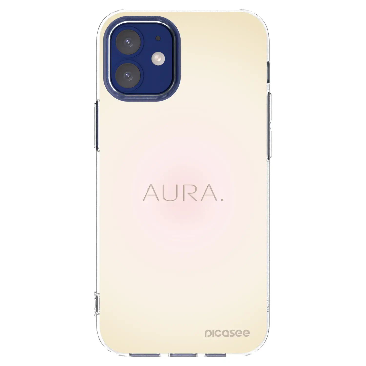 Silikonový průhledný obal pro Apple iPhone 12 mini - Aura