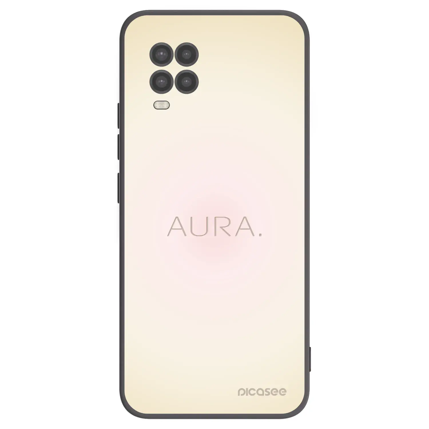 Silikonový černý obal pro Xiaomi Mi 10 Lite - Aura
