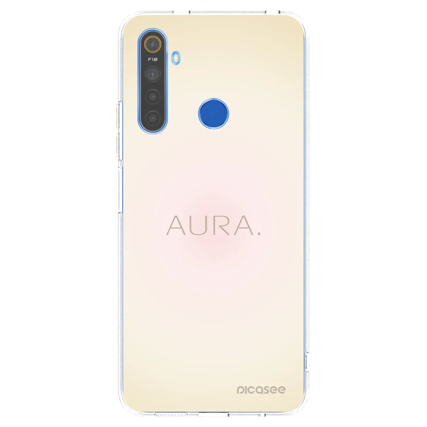 Silikonový průhledný obal pro Realme 5 - Aura