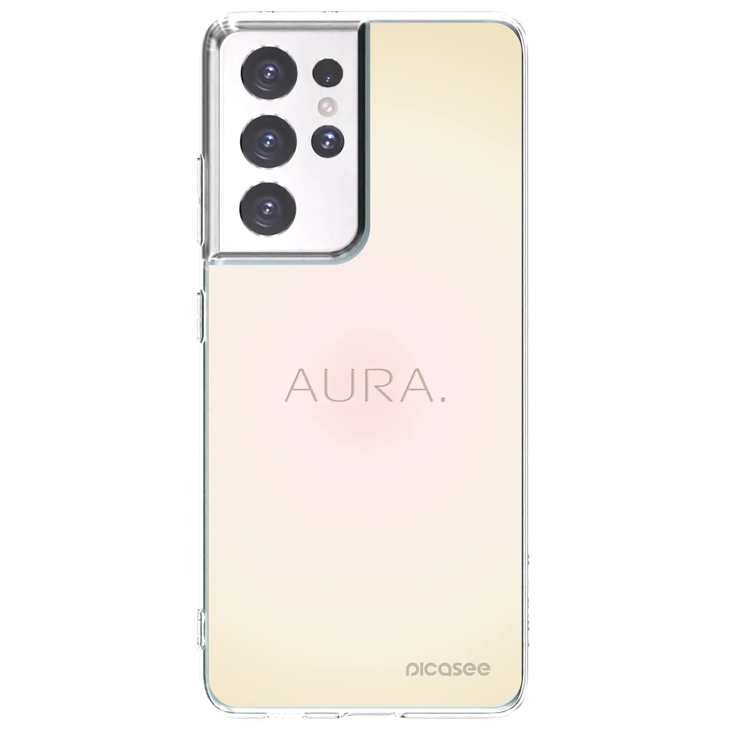 Silikonový průhledný obal pro Samsung Galaxy S21 Ultra 5G G998B - Aura