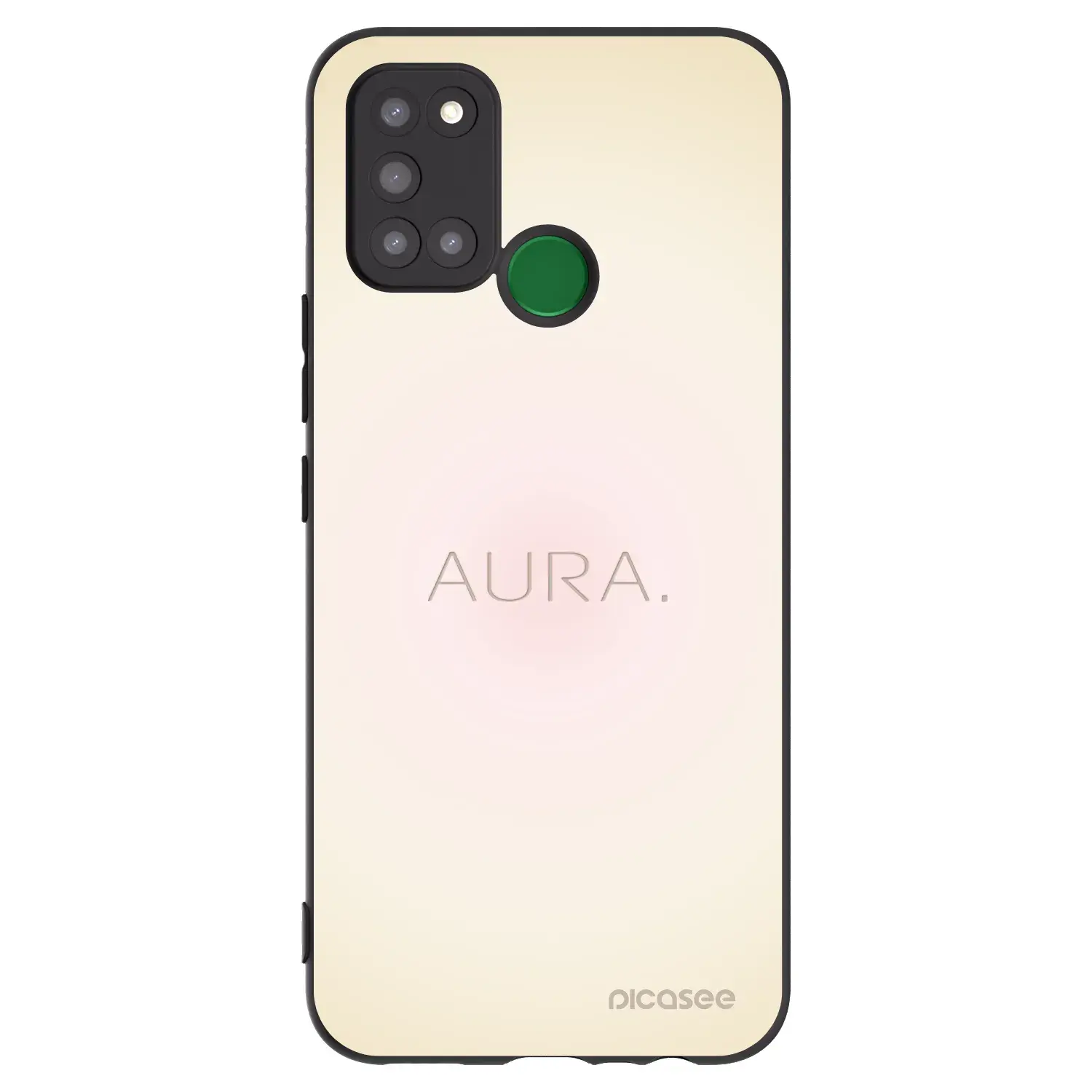 Silikonový černý obal pro Realme 7i - Aura