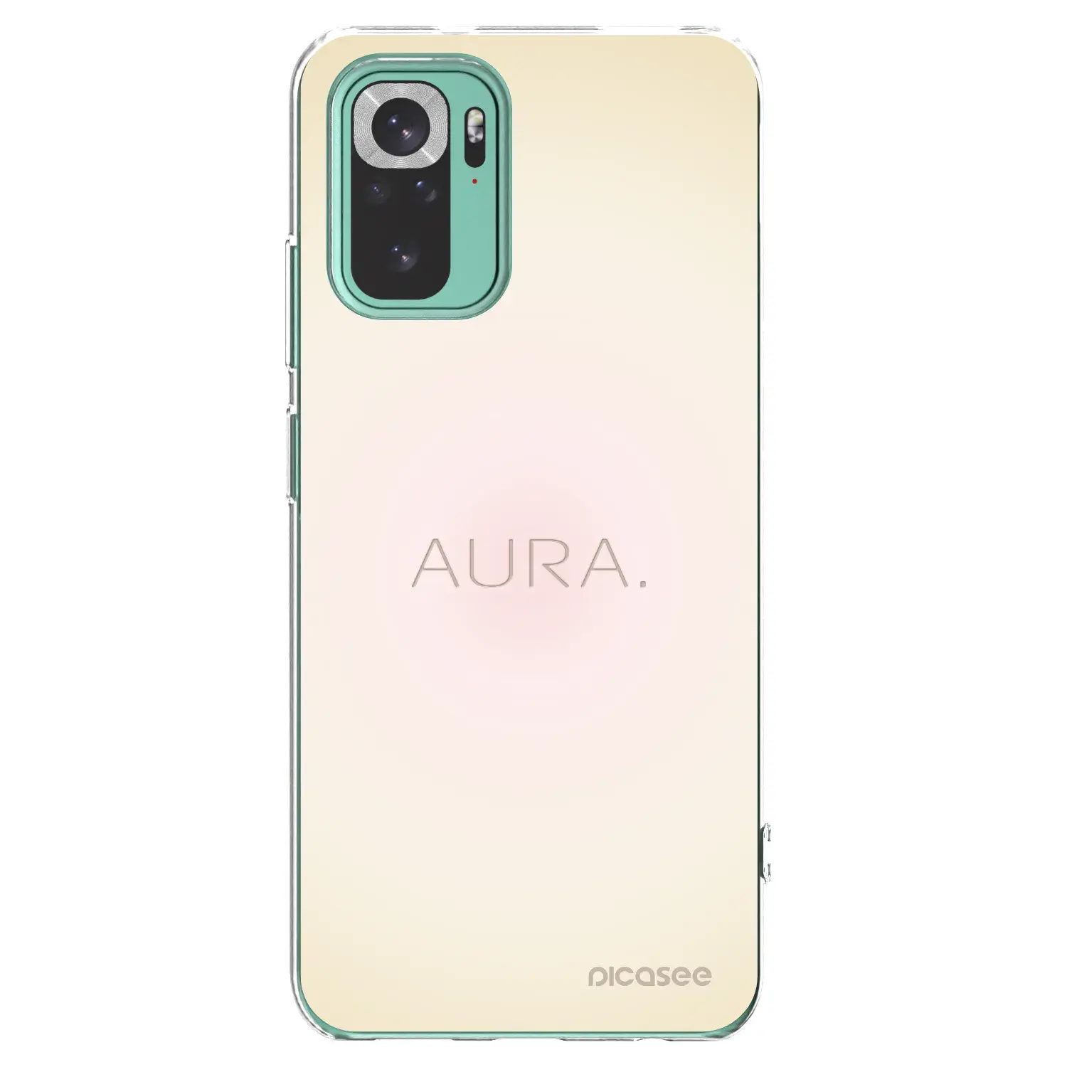 Silikonový průhledný obal pro Xiaomi Redmi Note 10 Pro - Aura