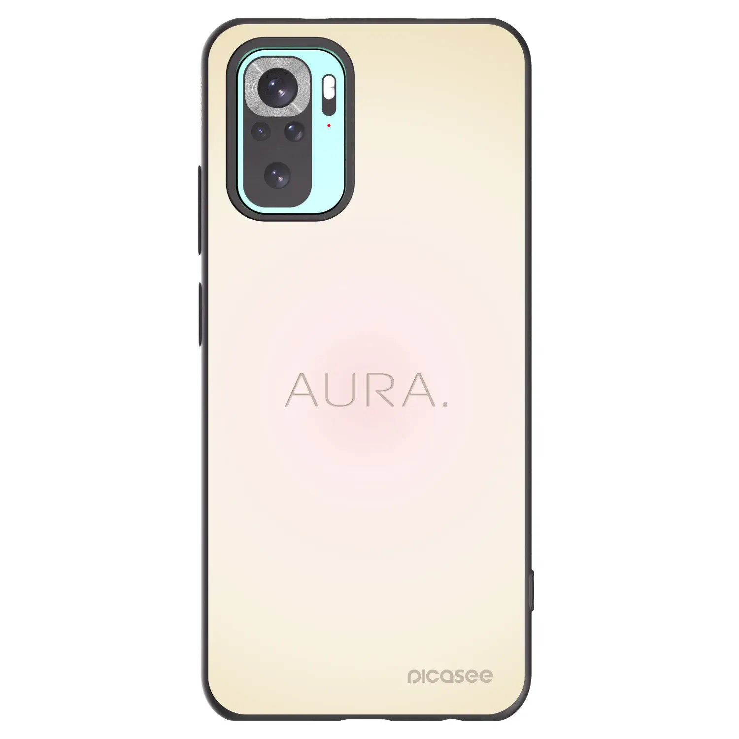 Silikonový černý obal pro Xiaomi Redmi Note 10 Pro - Aura