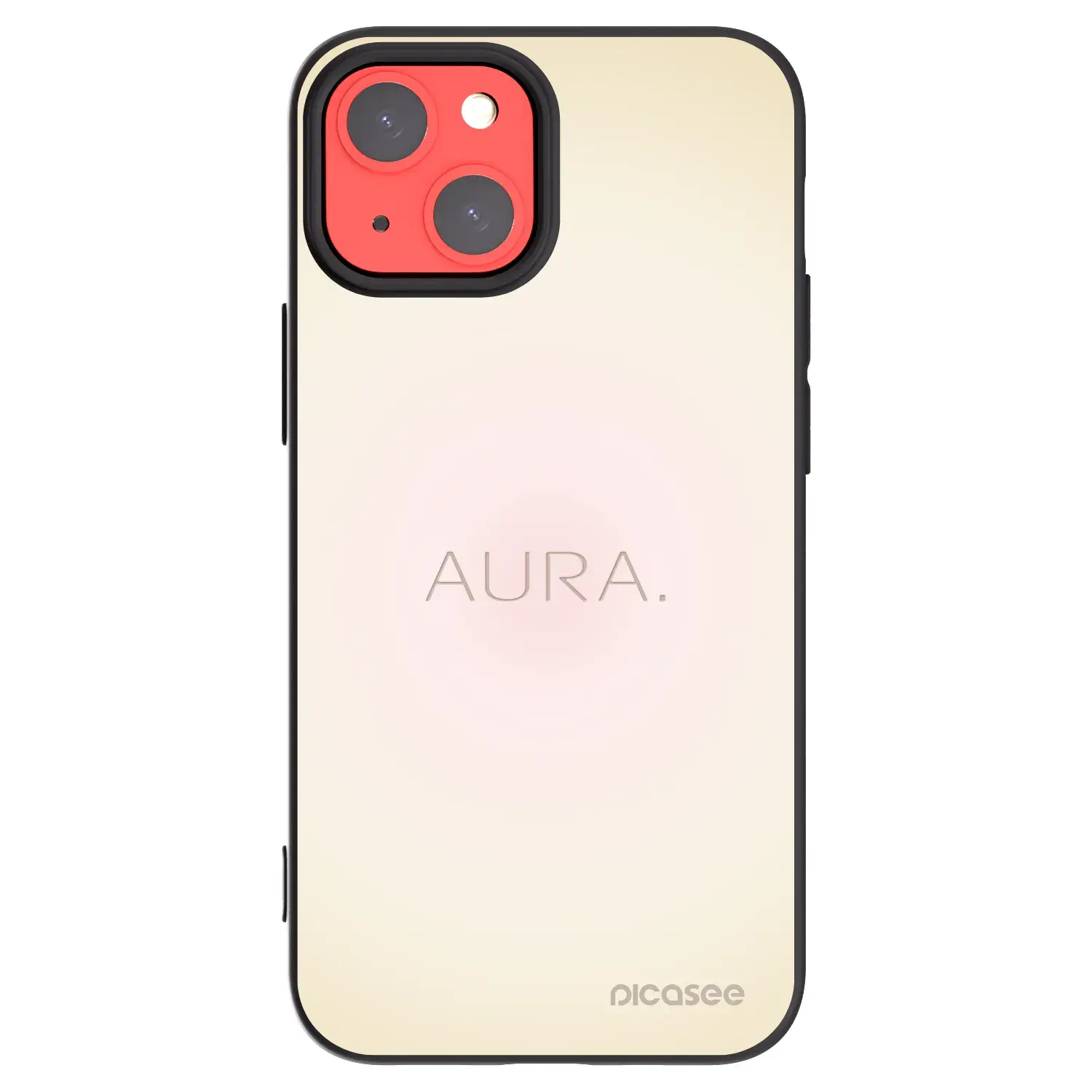 Silikonový černý obal pro Apple iPhone 13 mini - Aura