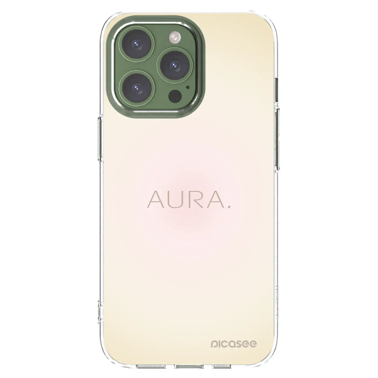 Silikonový průhledný obal pro Apple iPhone 13 Pro - Aura