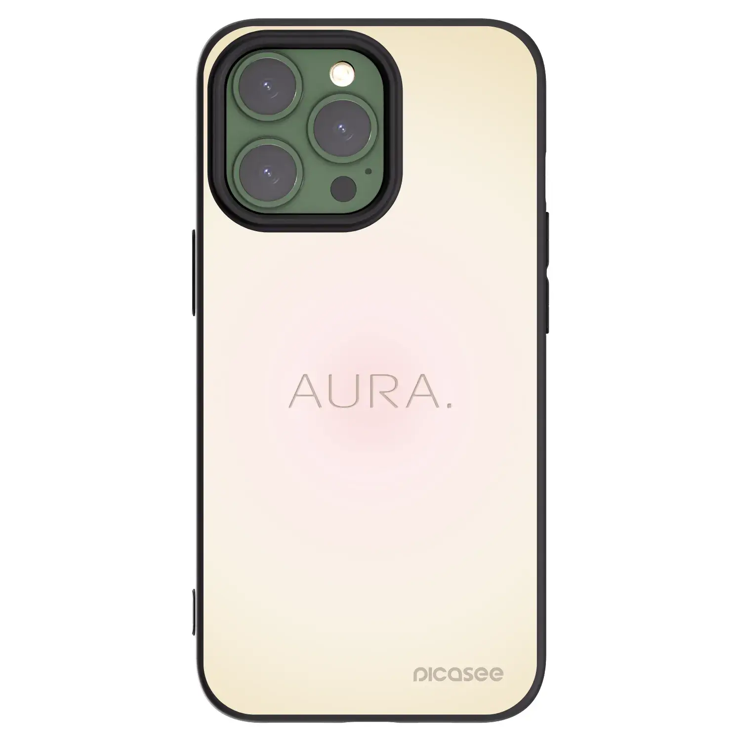 Silikonový černý obal pro Apple iPhone 13 Pro - Aura