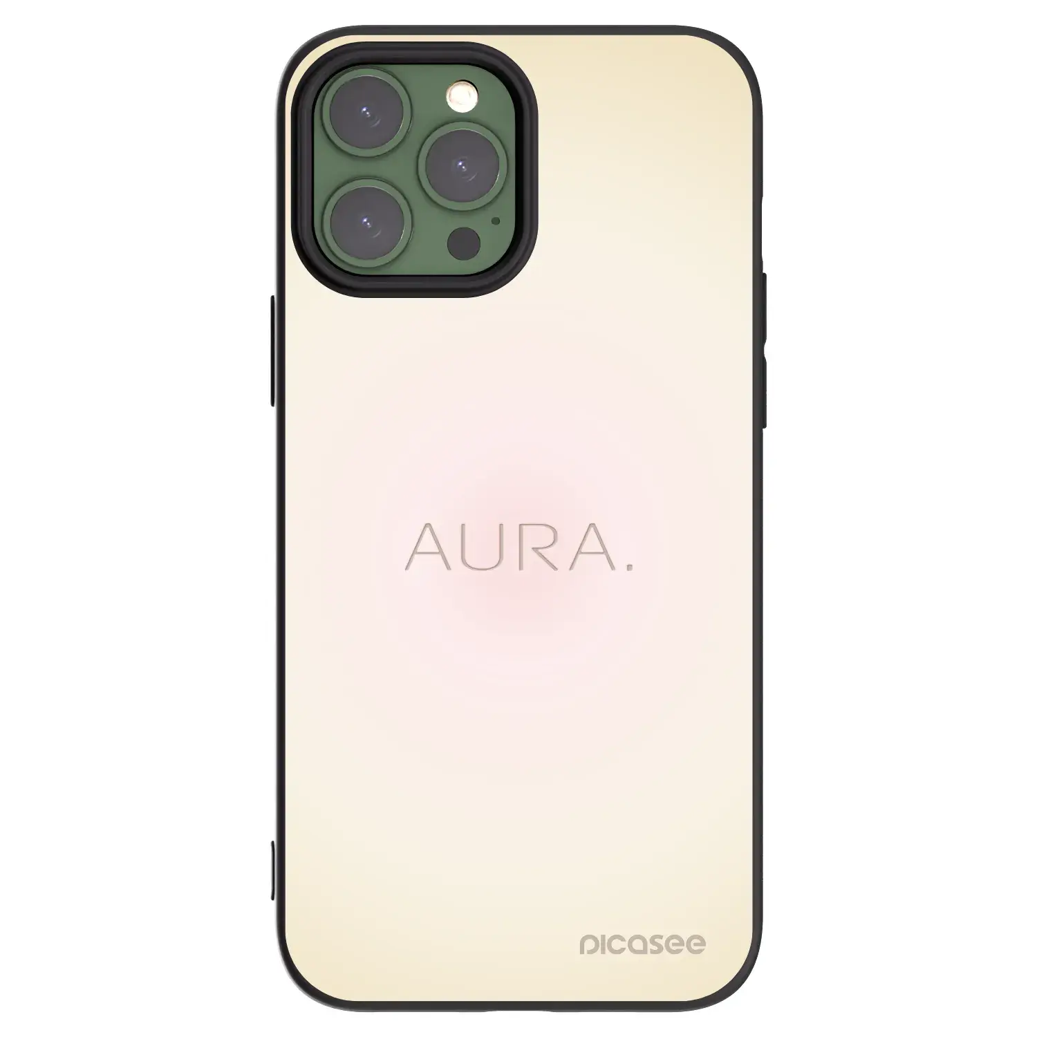 Silikonový černý obal pro Apple iPhone 13 Pro Max - Aura