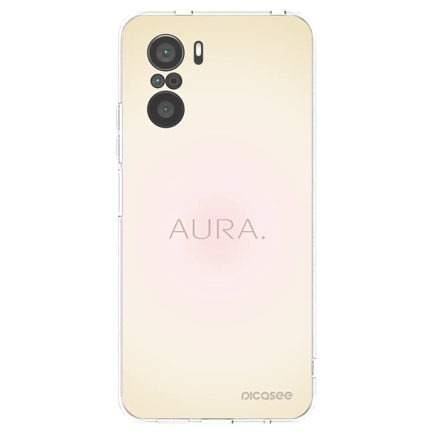Silikonový průhledný obal pro Xiaomi Poco F3 - Aura
