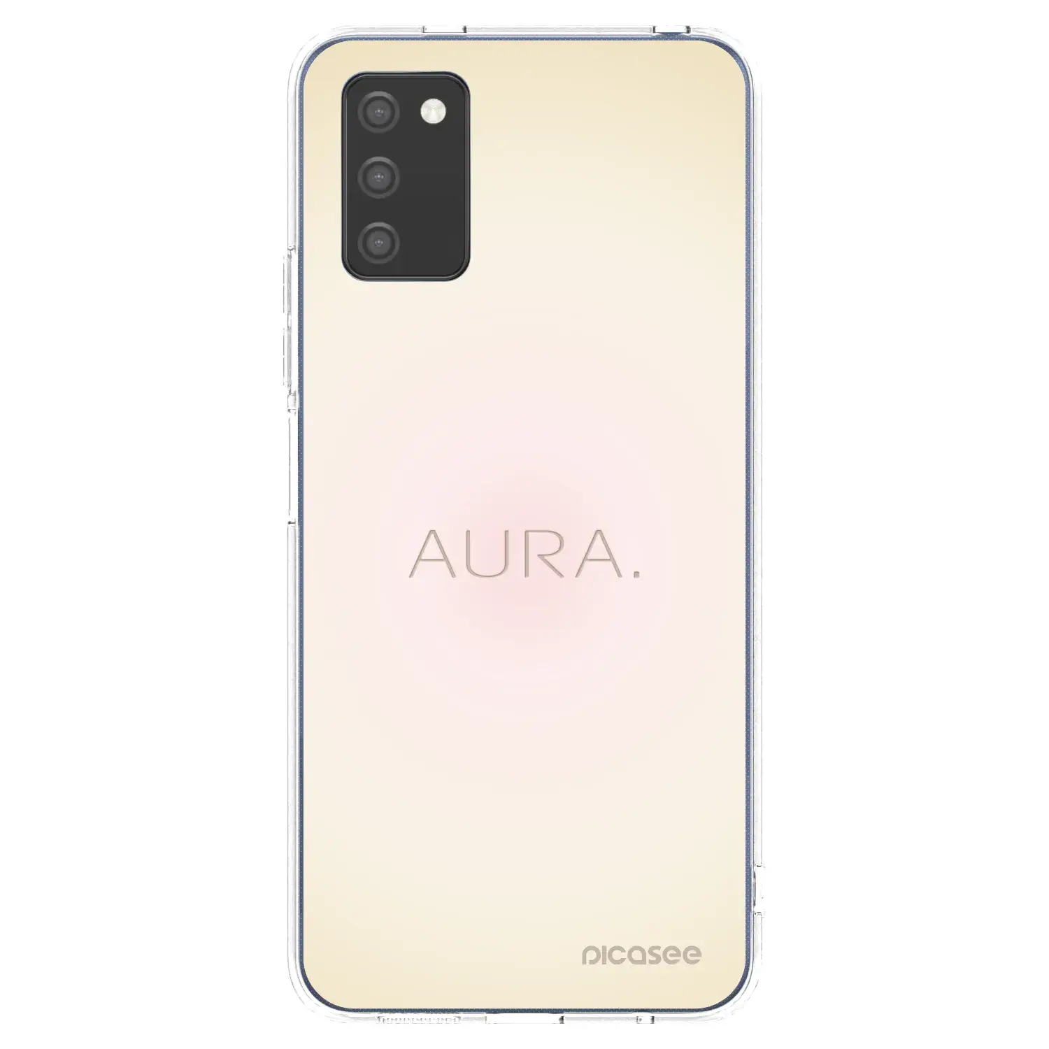 Silikonový průhledný obal pro Samsung Galaxy A03s A037G - Aura