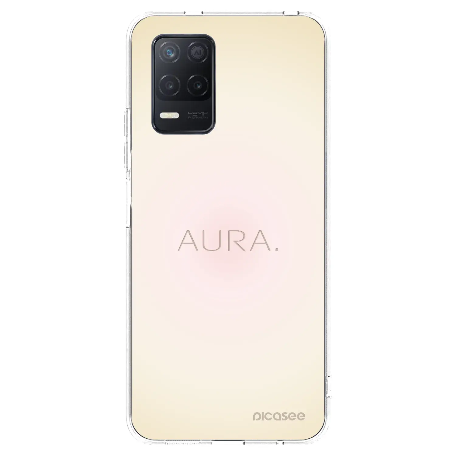 Silikonový průhledný obal pro Realme 8 5G - Aura