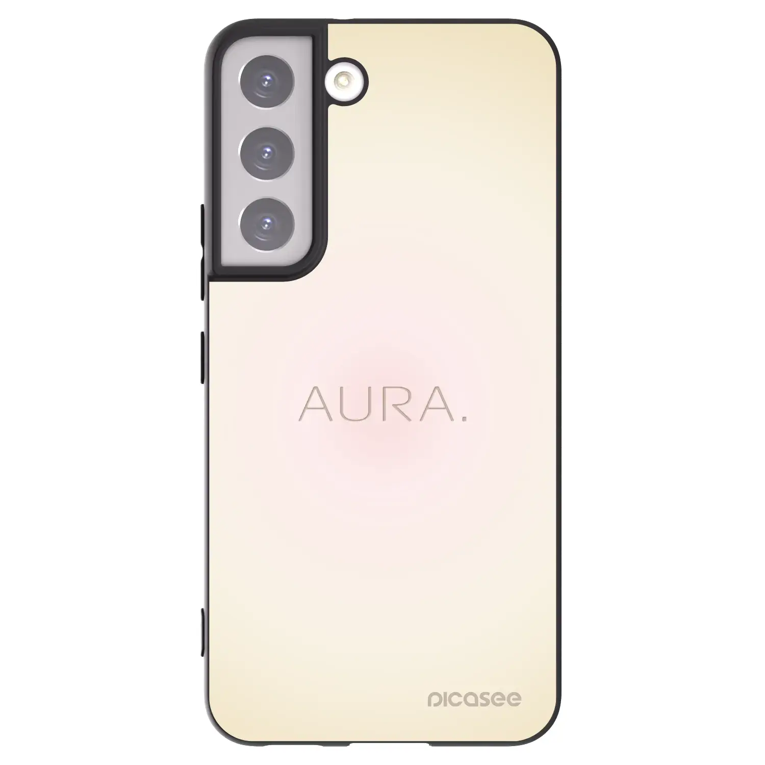 Silikonový černý obal pro Samsung Galaxy S22 5G - Aura