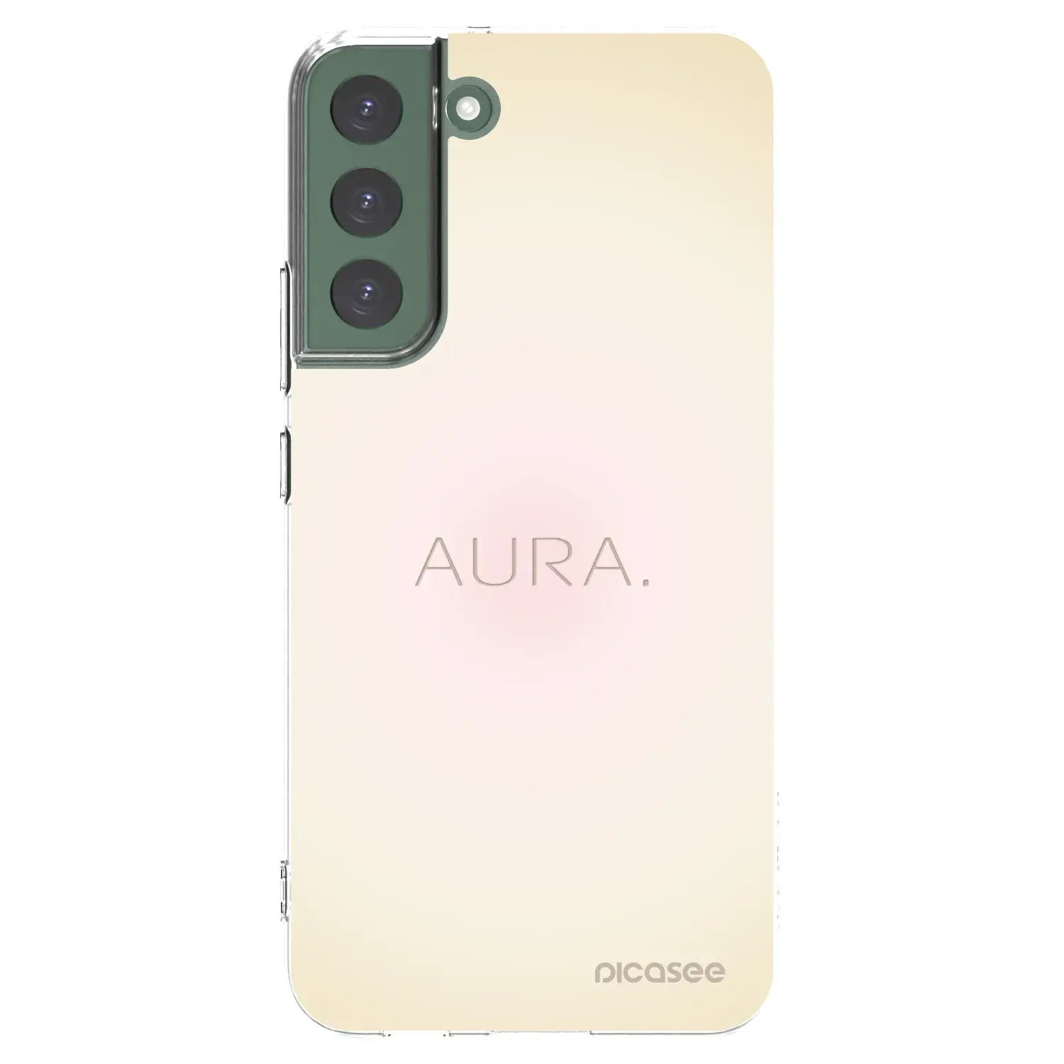 Silikonový průhledný obal pro Samsung Galaxy S22+ 5G - Aura