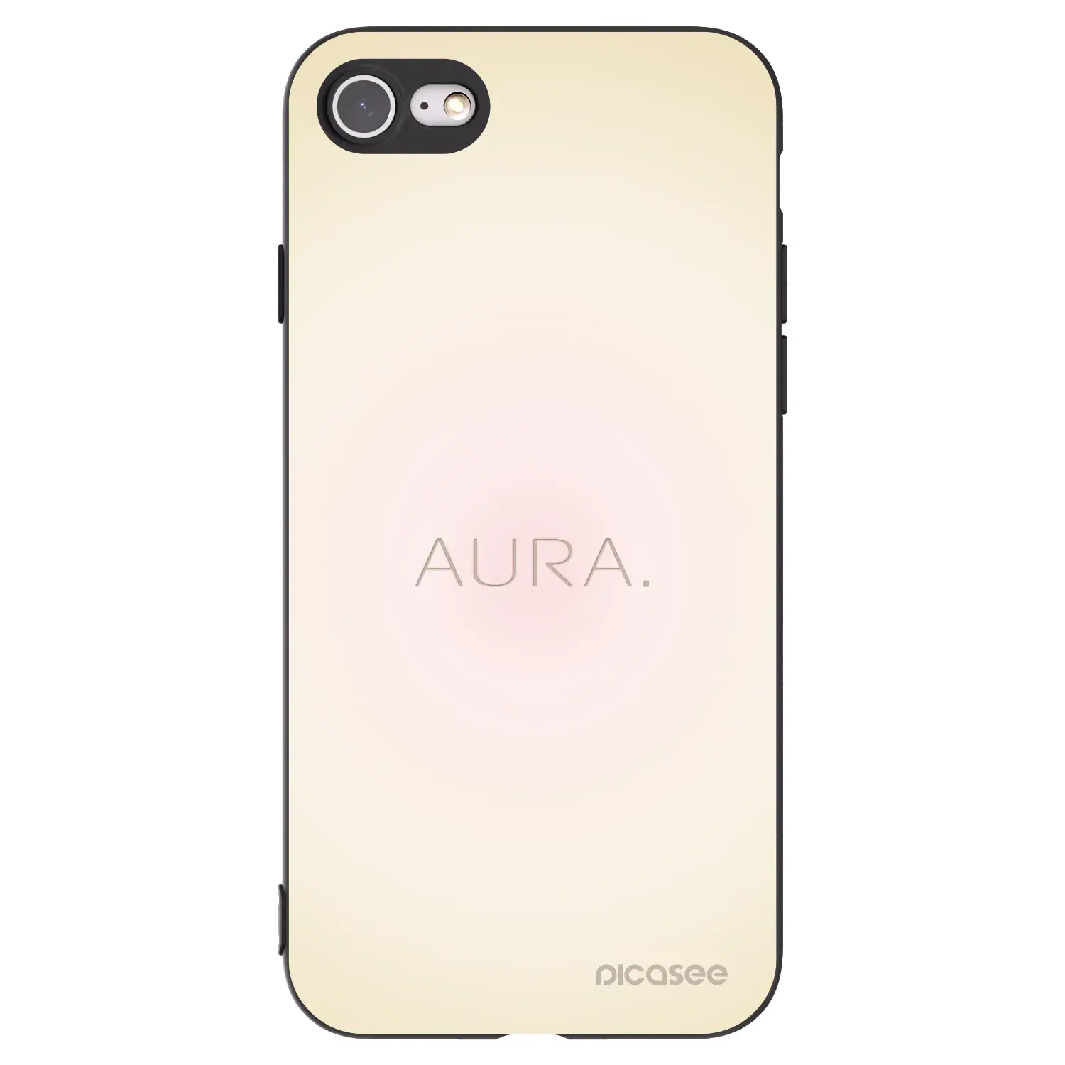 Silikonový černý obal pro Apple iPhone SE 2022 - Aura